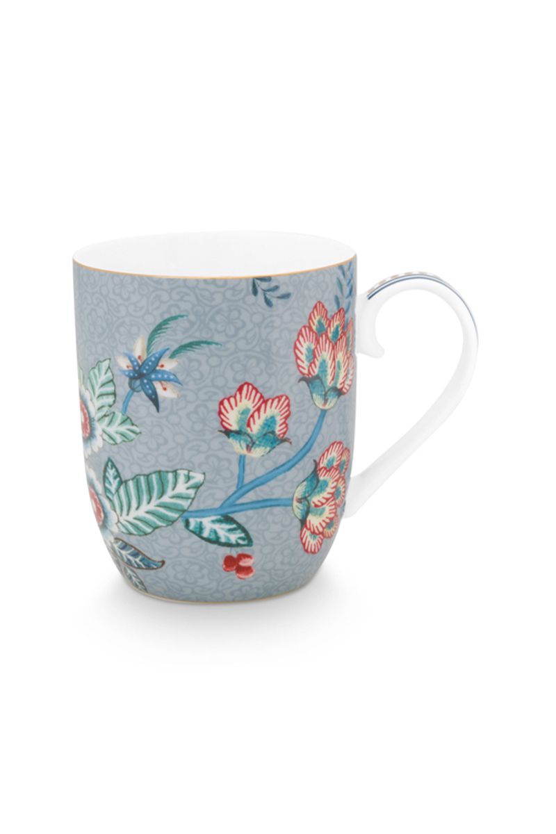 Mug Small Flower Festival Light Blue