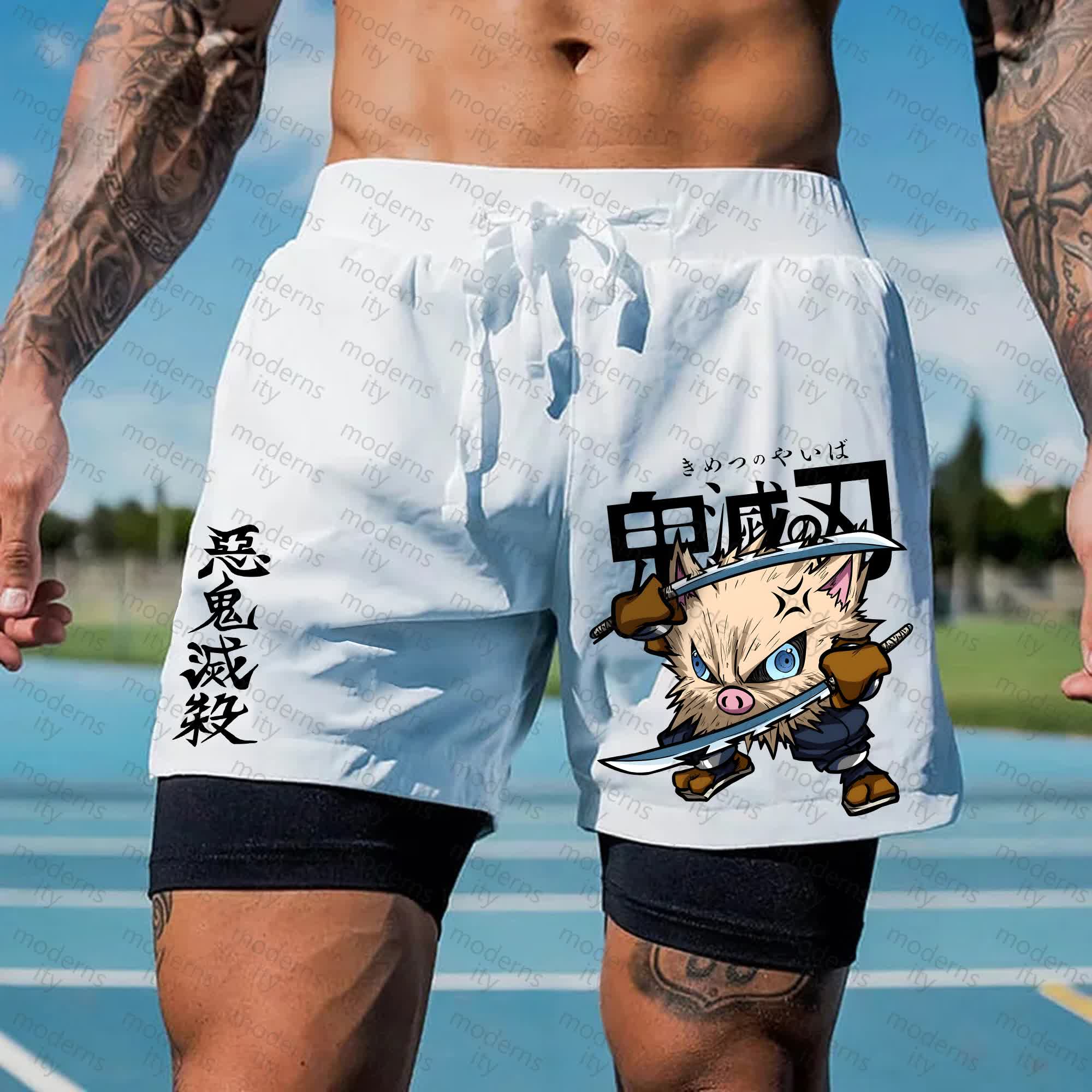 Unisex Casual Anime Streetwear Shorts 丨Comicssoul X Comicssoul