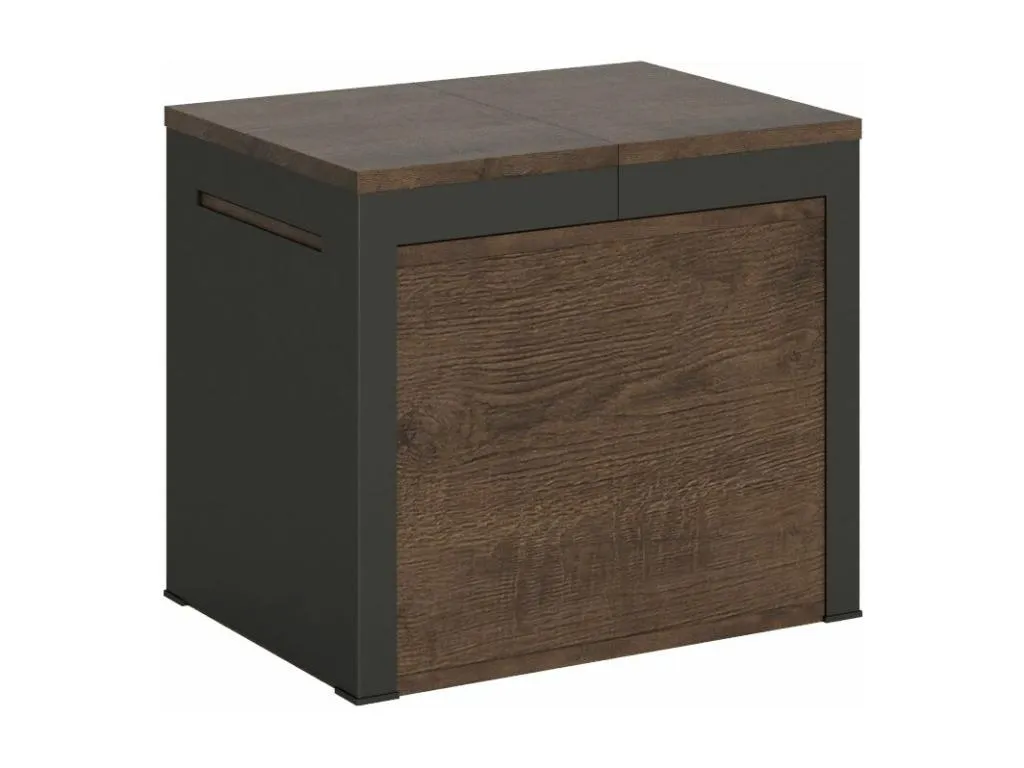 Banco extensible Walk de madera y metal de 55 a 305 cm color marrón gfj3336511