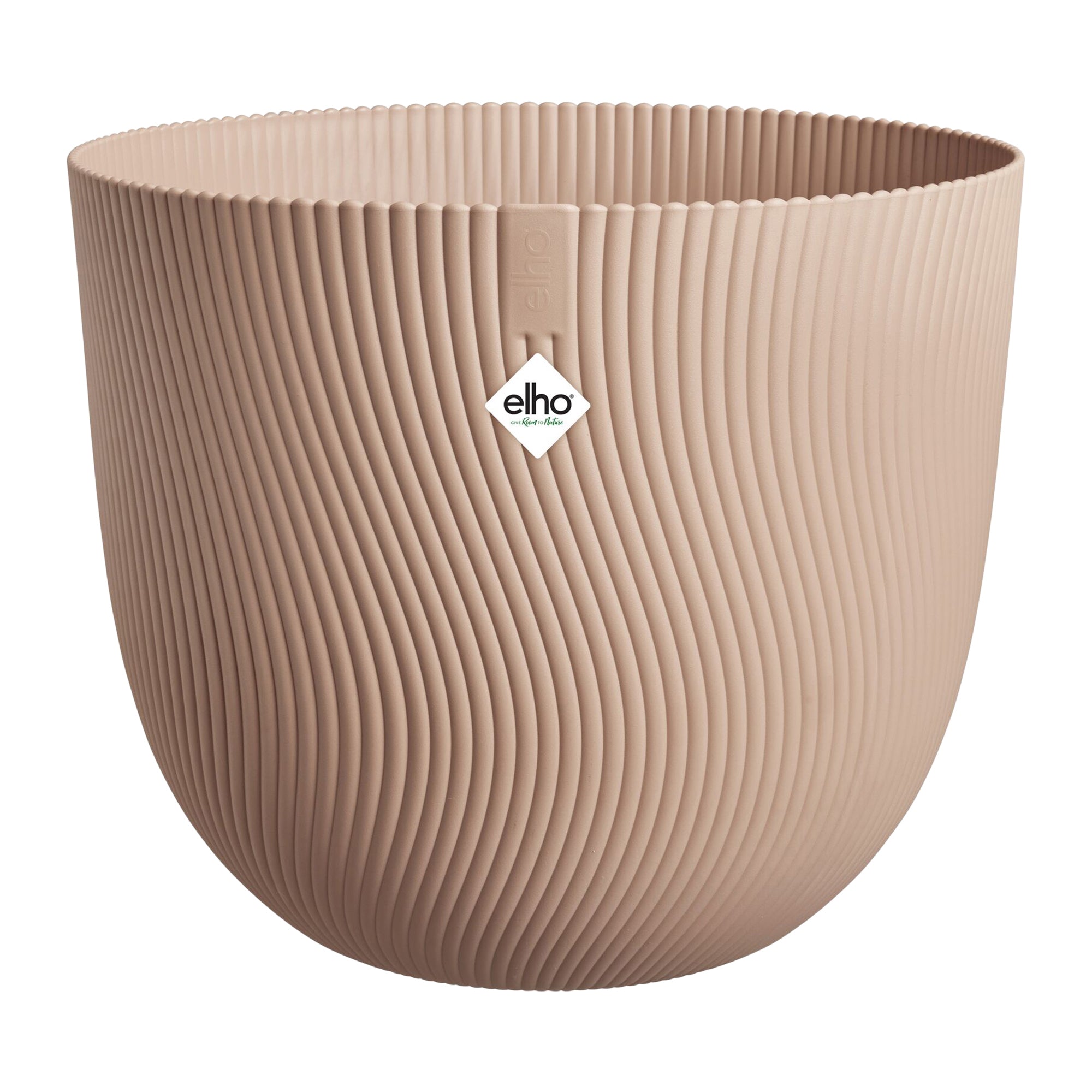 Elho Sereh Rond - Bruin - Ø 59 x H 51 cm - Binnen en Buiten - 100% ger