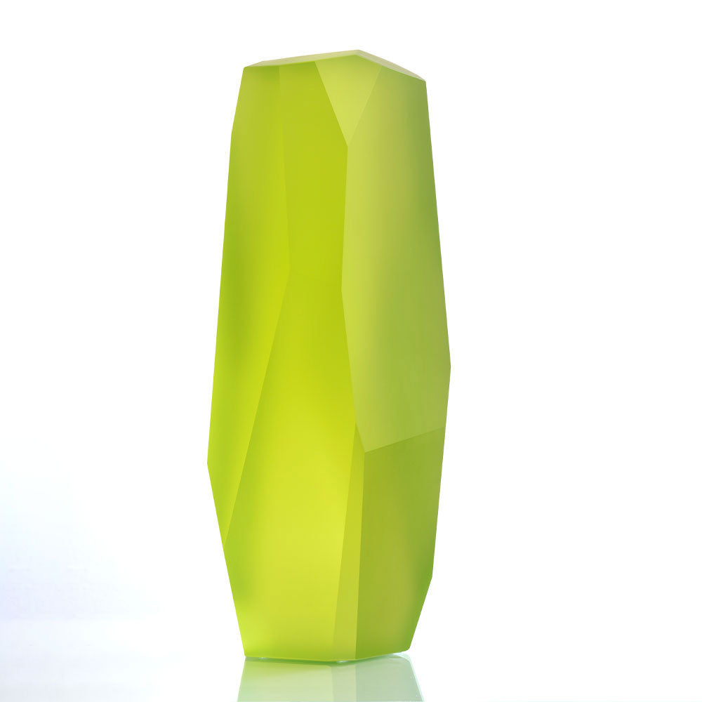 ROCKSTONE 40 ARIK LEVY & LALIQUE ART 2019 - CRISTAL VERT CITRON