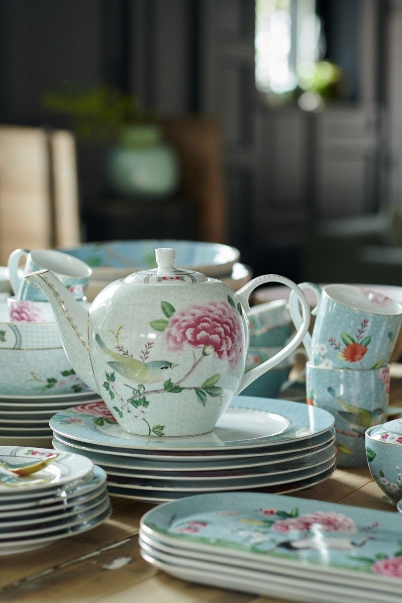 Plate Blushing Birds White 26.5cm