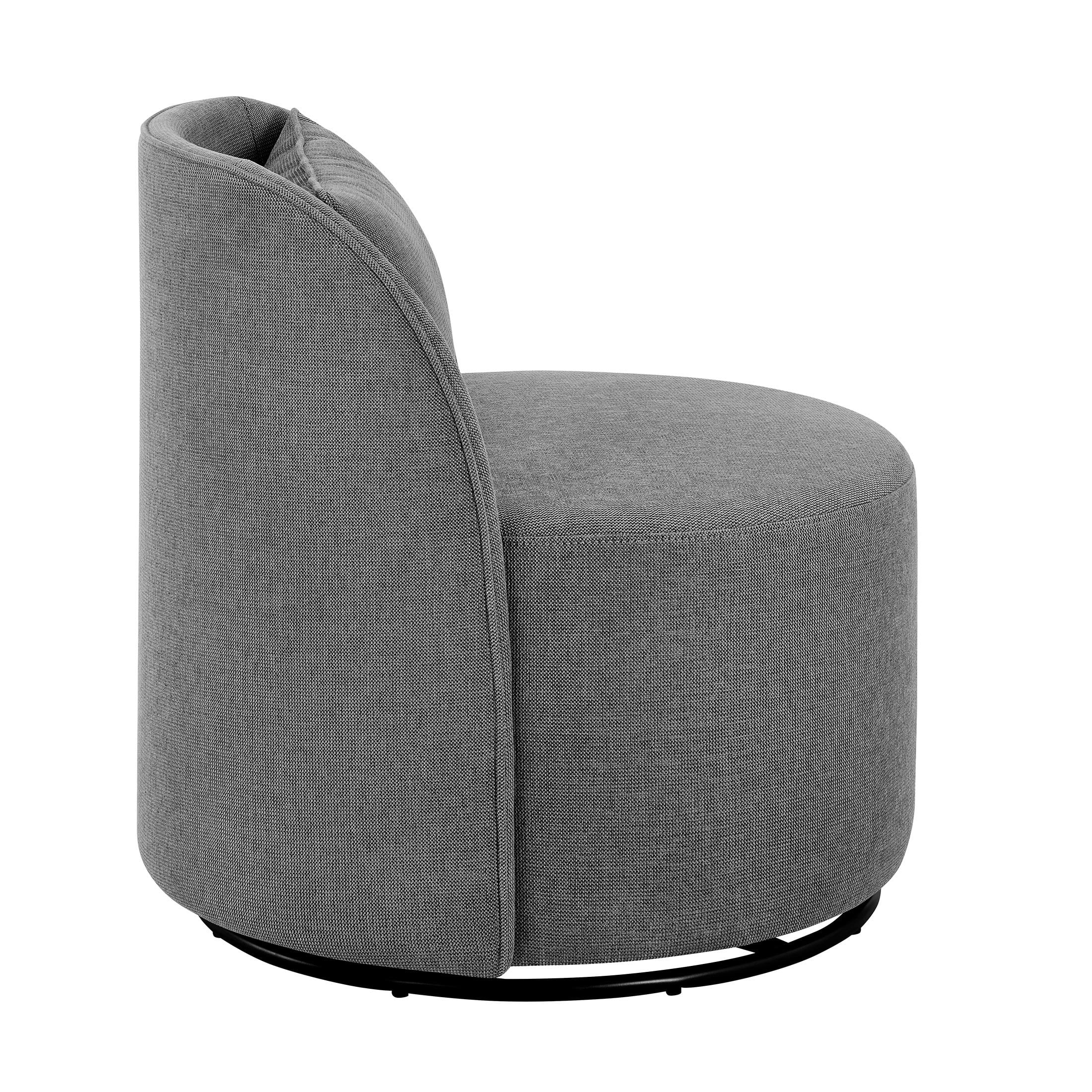 Better Homes & Gardens Juliet Modern Arch Swivel Accent Chair, Cream Boucle - Image 21