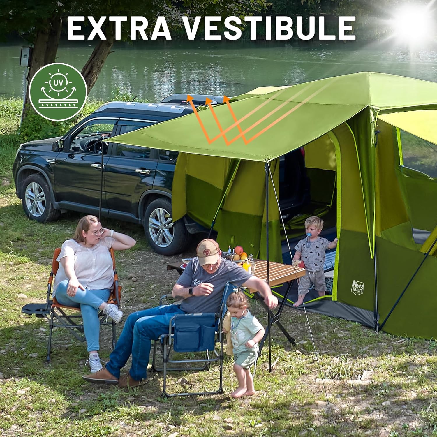 TIMBER RIDGE SUV Tent, 5-9 Person, 13' W x 10' L x 7.1' H - Image 20 TIMBER RIDGE SUV Tent, 5-9 Person, 13' W x 10' L x 7.1' H - Image 20