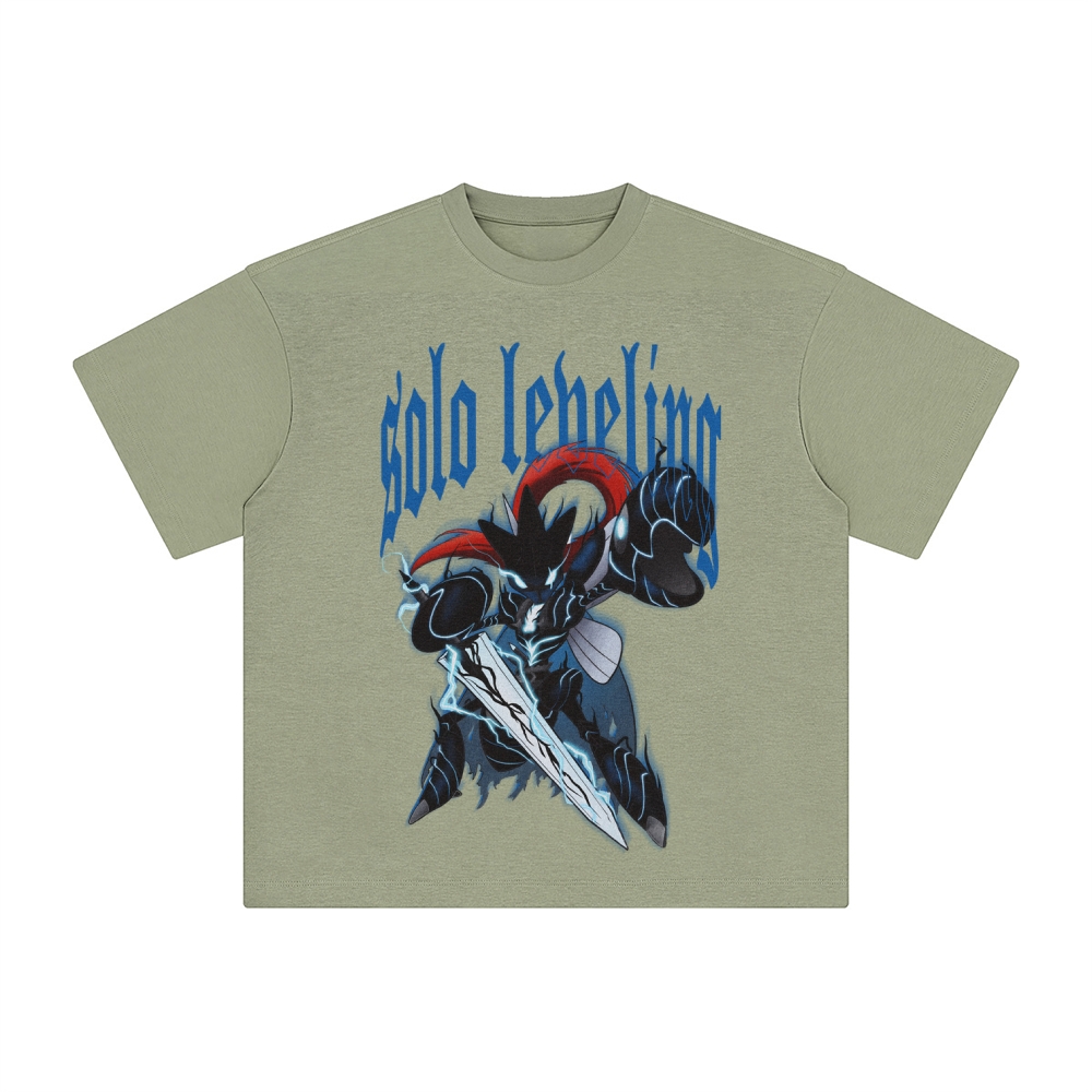 Unisex Anime Inspired Washed  Vintage T-Shirt