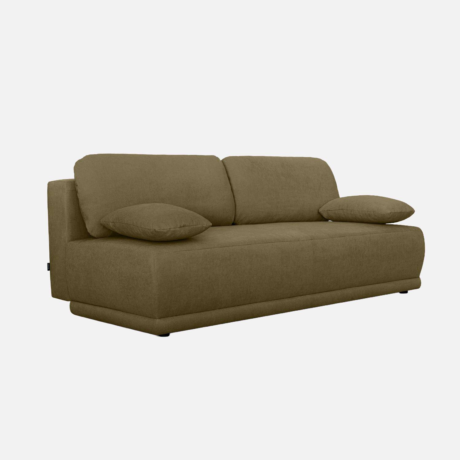 Nelson chenilla - Sofá cama de chenilla, 3 plazas