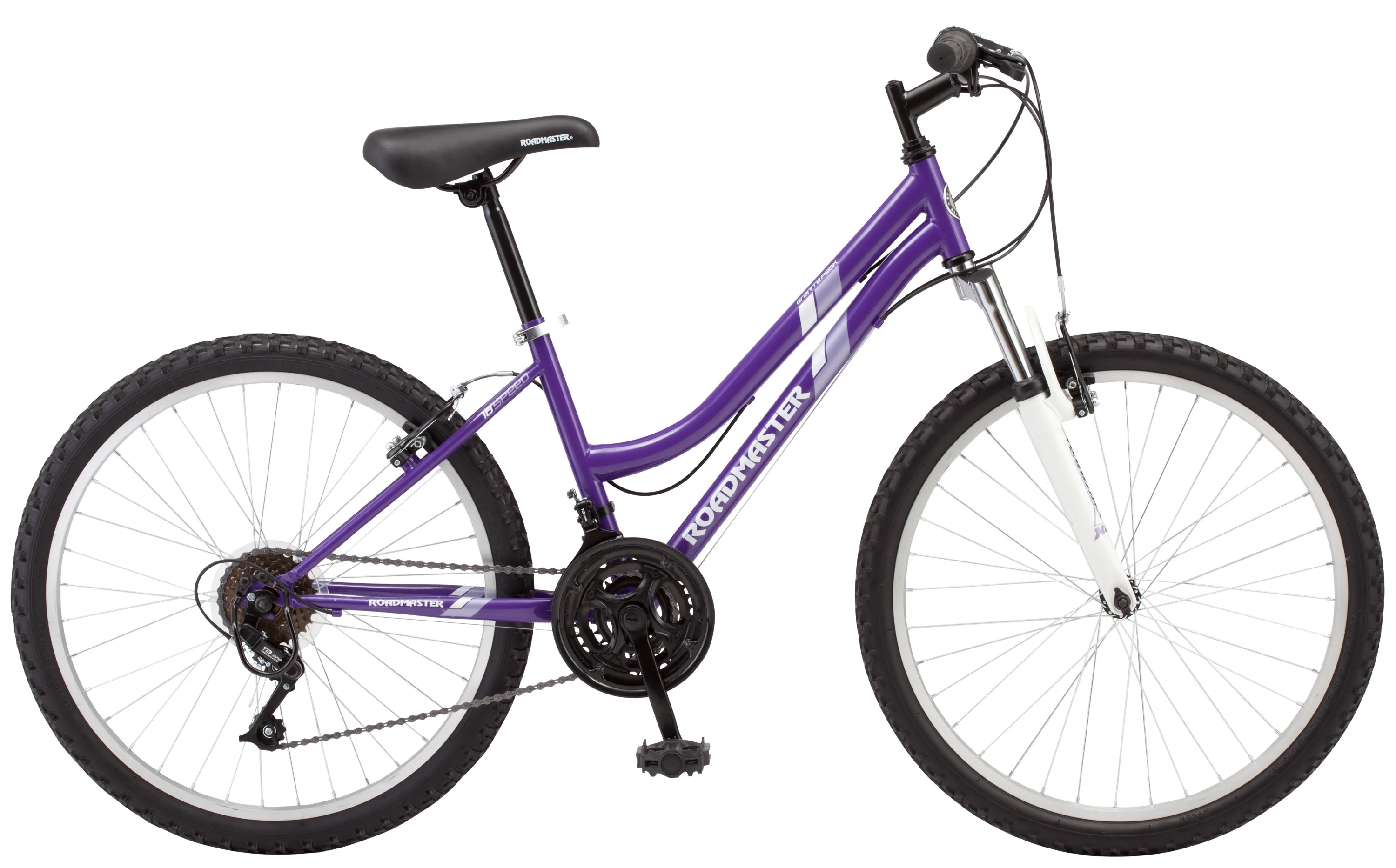 24" Granite Peak Girls Mountain Bike, Purple - Image 4