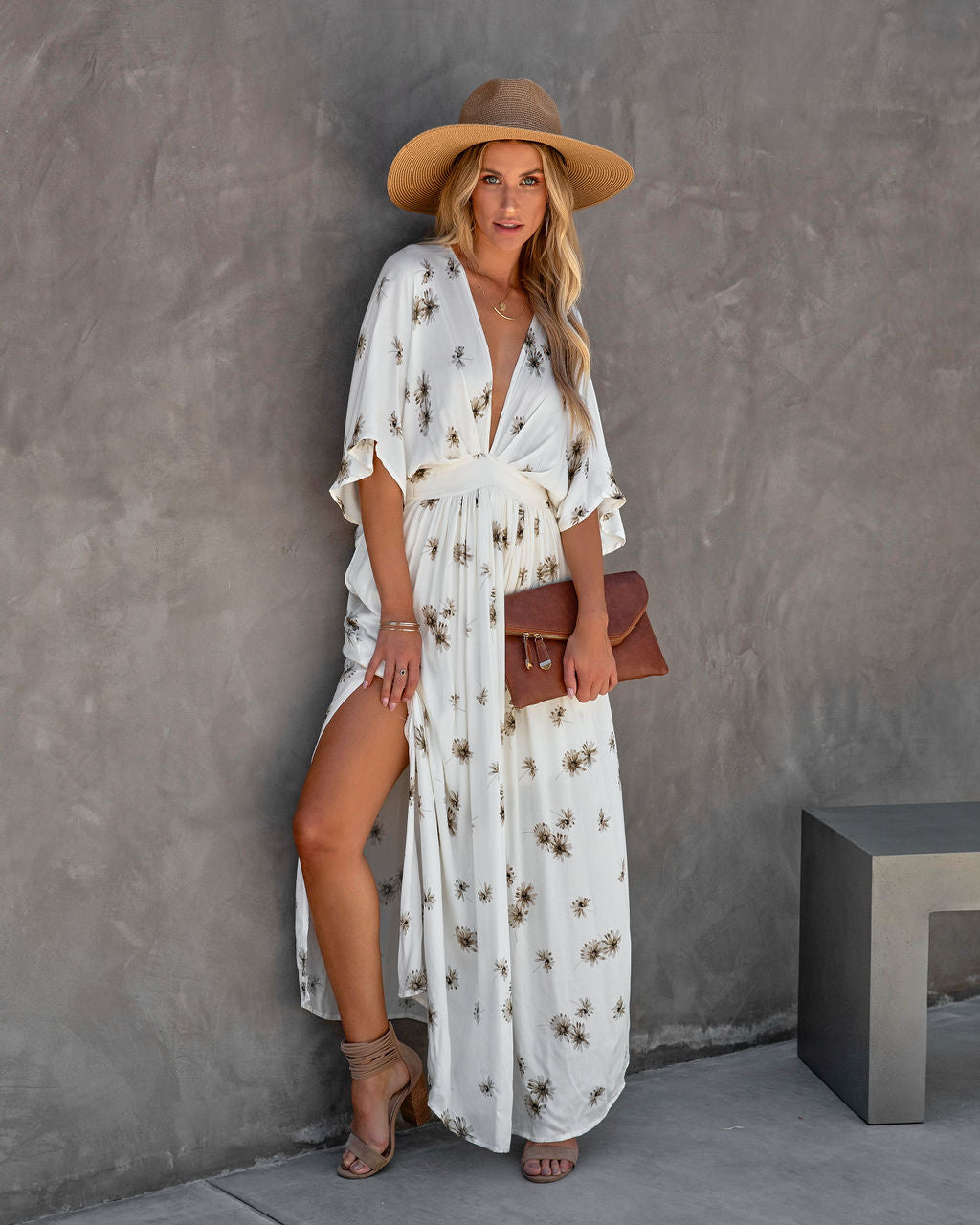 Memorable Summer Floral Pocketed Maxi Dress - FINAL SALE - Se7enfashion