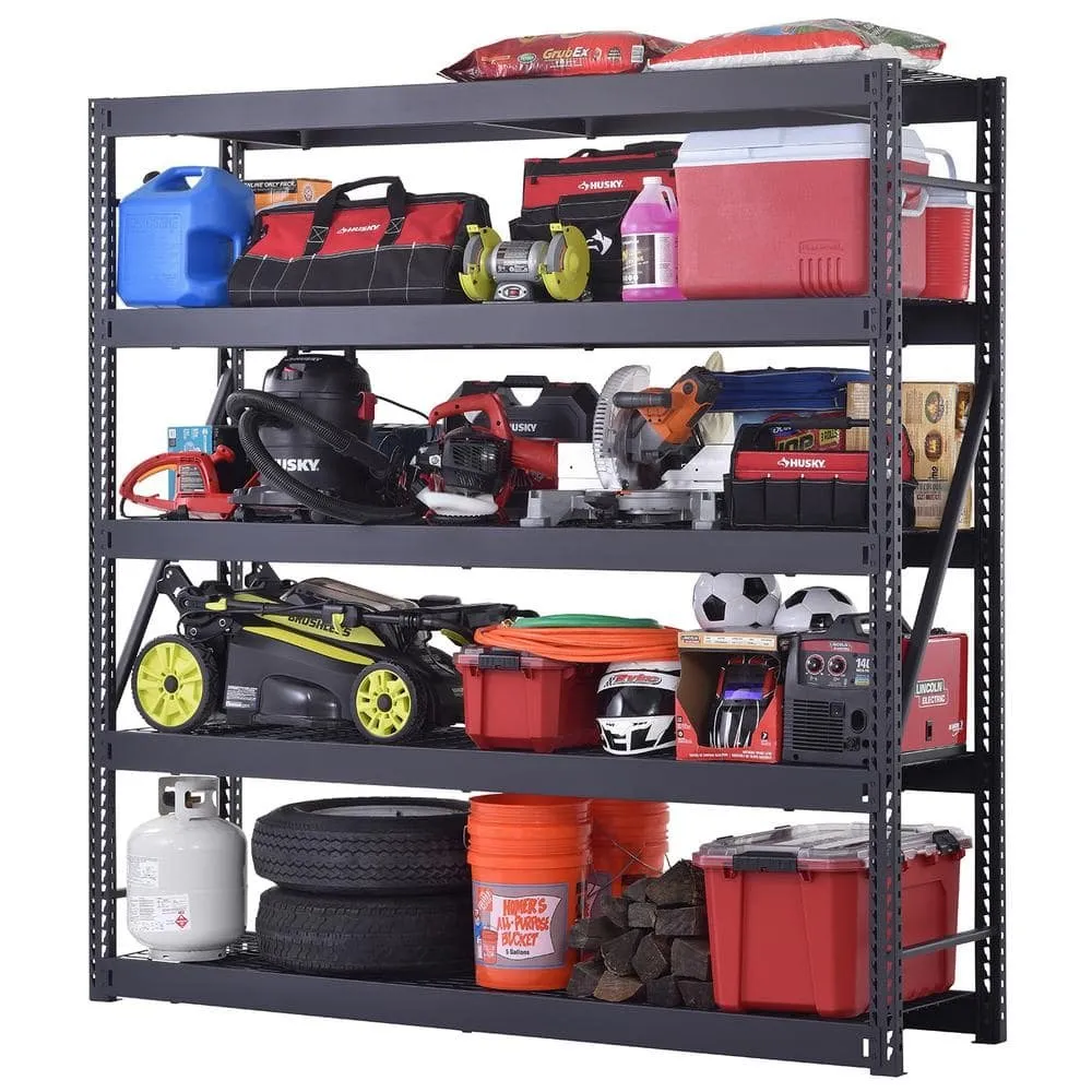 WAYFAIR Husky 5-Tier Industrial Duty Steel Freestanding Garage Storage Shelving Unit