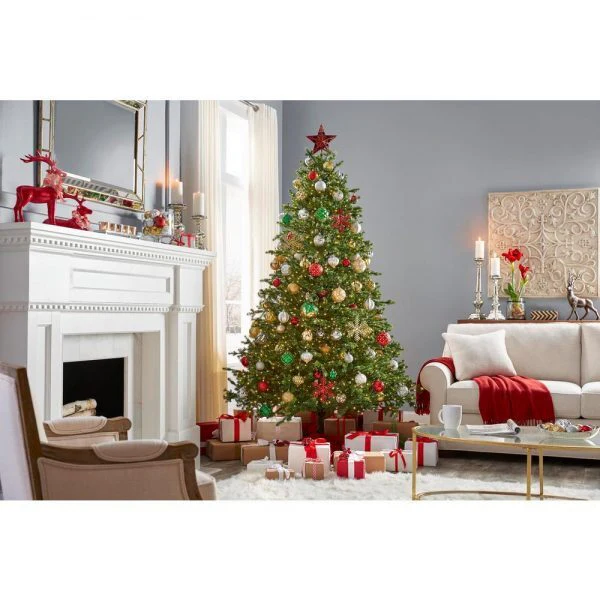 WAYFAIR Christmas-View The Collection 7 5 Ft Elegant Grand Fir Led Pre Lit Artificial Christmas Tree With Timer With 2000 Warm White Lights
