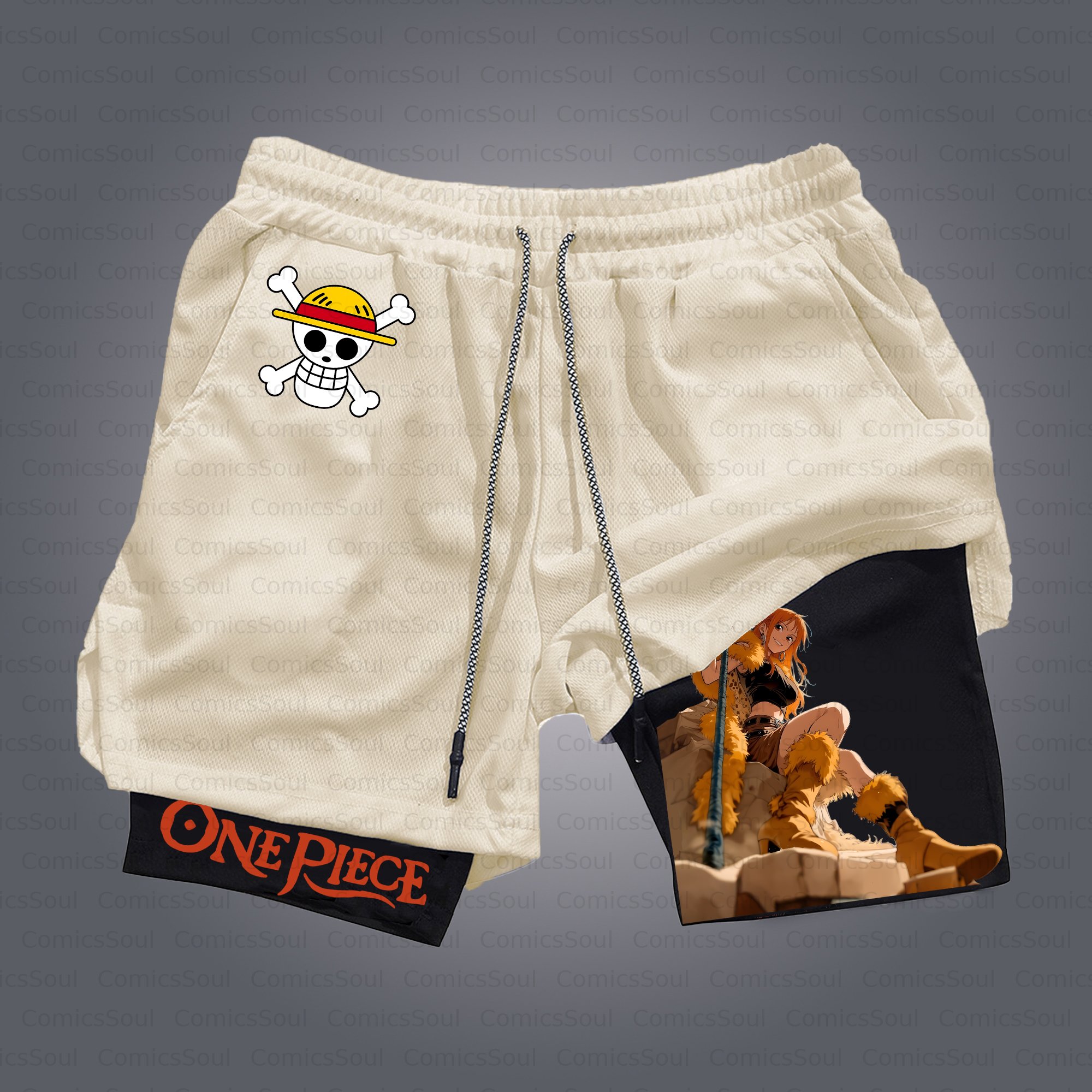 Unisex Casual Anime Style Shorts