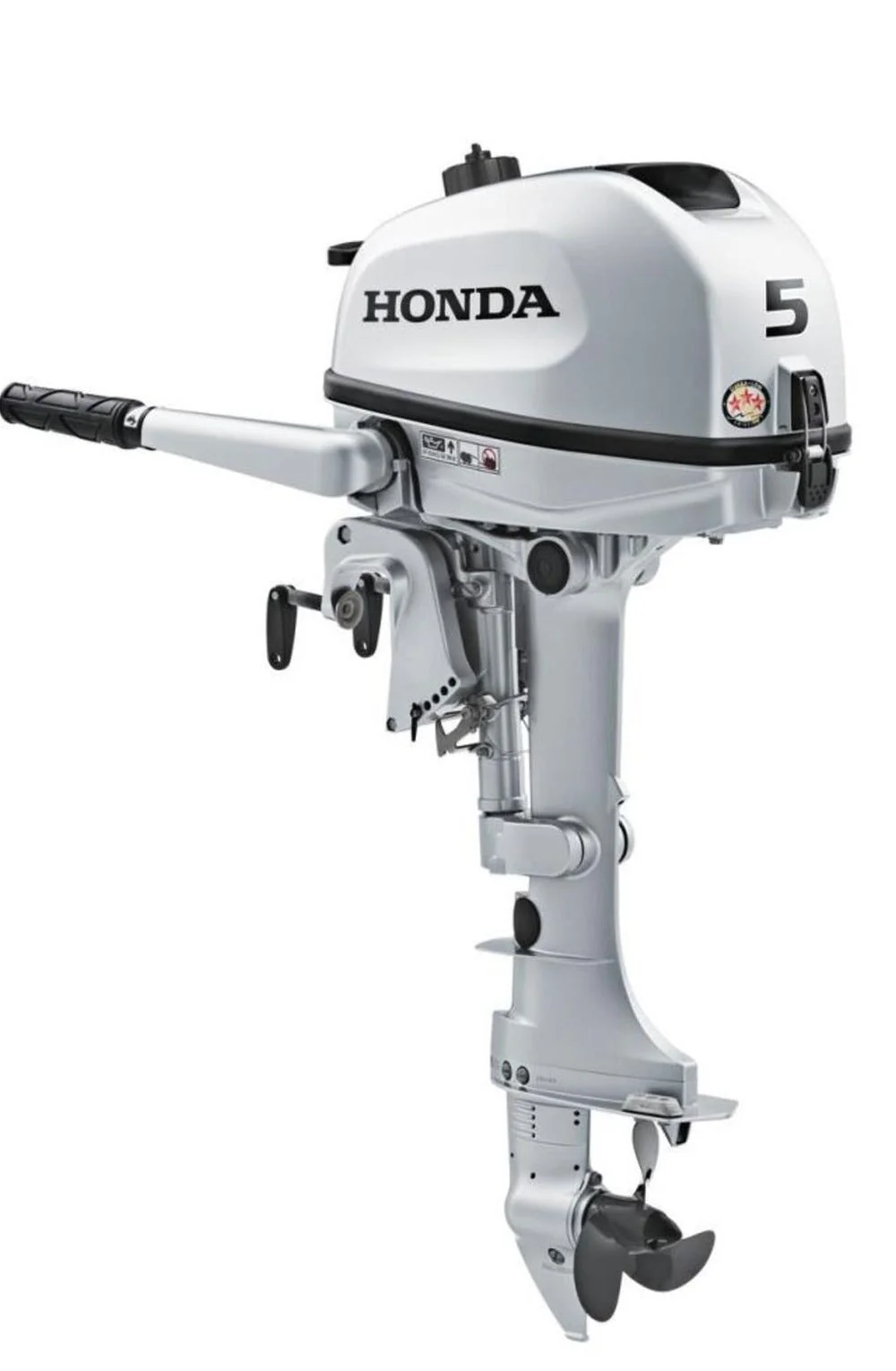 HONDA MARINE 5HP Outboard Motor With Tiller Handle 20 Shaft - BF5DHLHNA