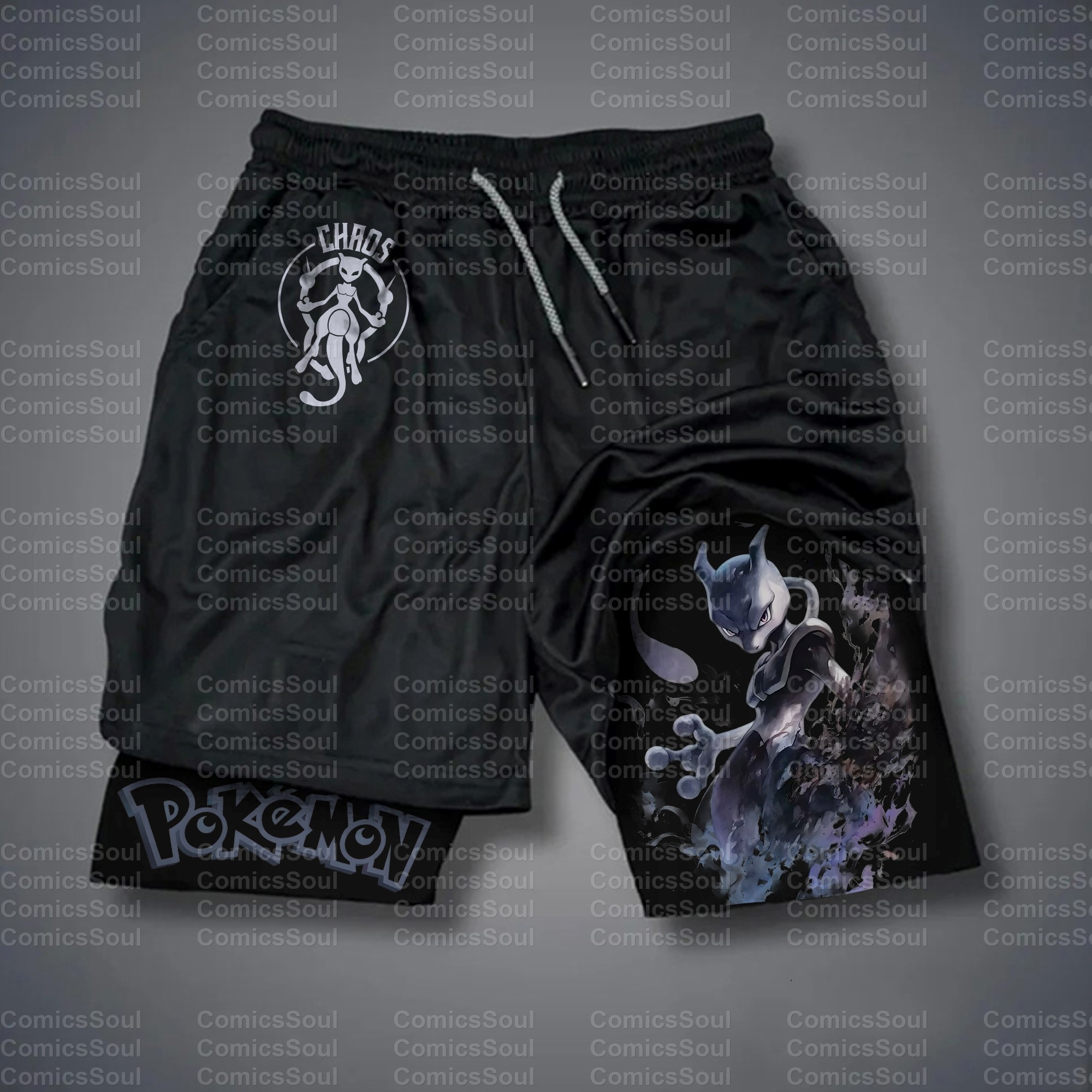 Unisex Casual Anime Streetwear Shorts 丨Comicssoul