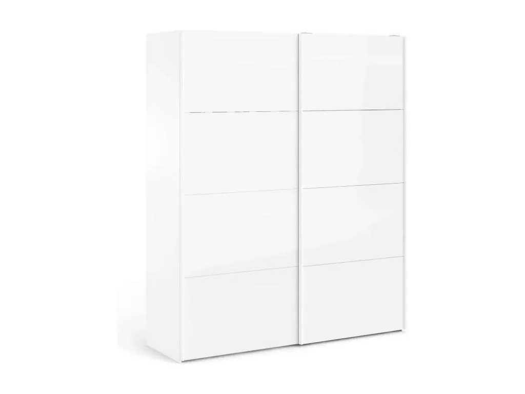Armario 2 puertas Casabellaes Muebles de dormitorio Vestidor Armario de ropa 182x62 h220 cm Blanco 93891TPSN
