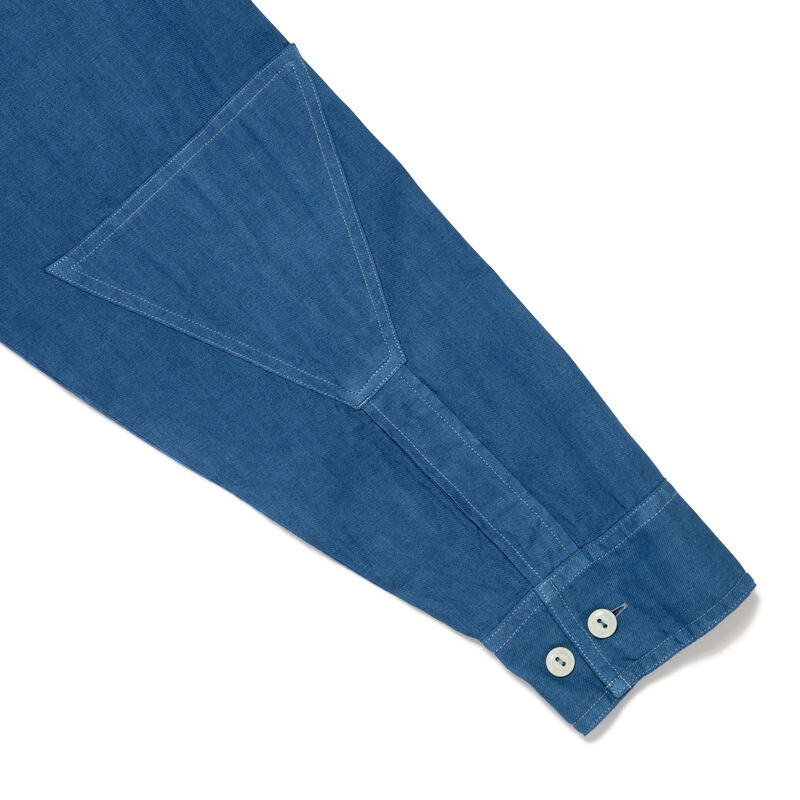 HUMAN MADE INDIGO DYE WORK SHIRT