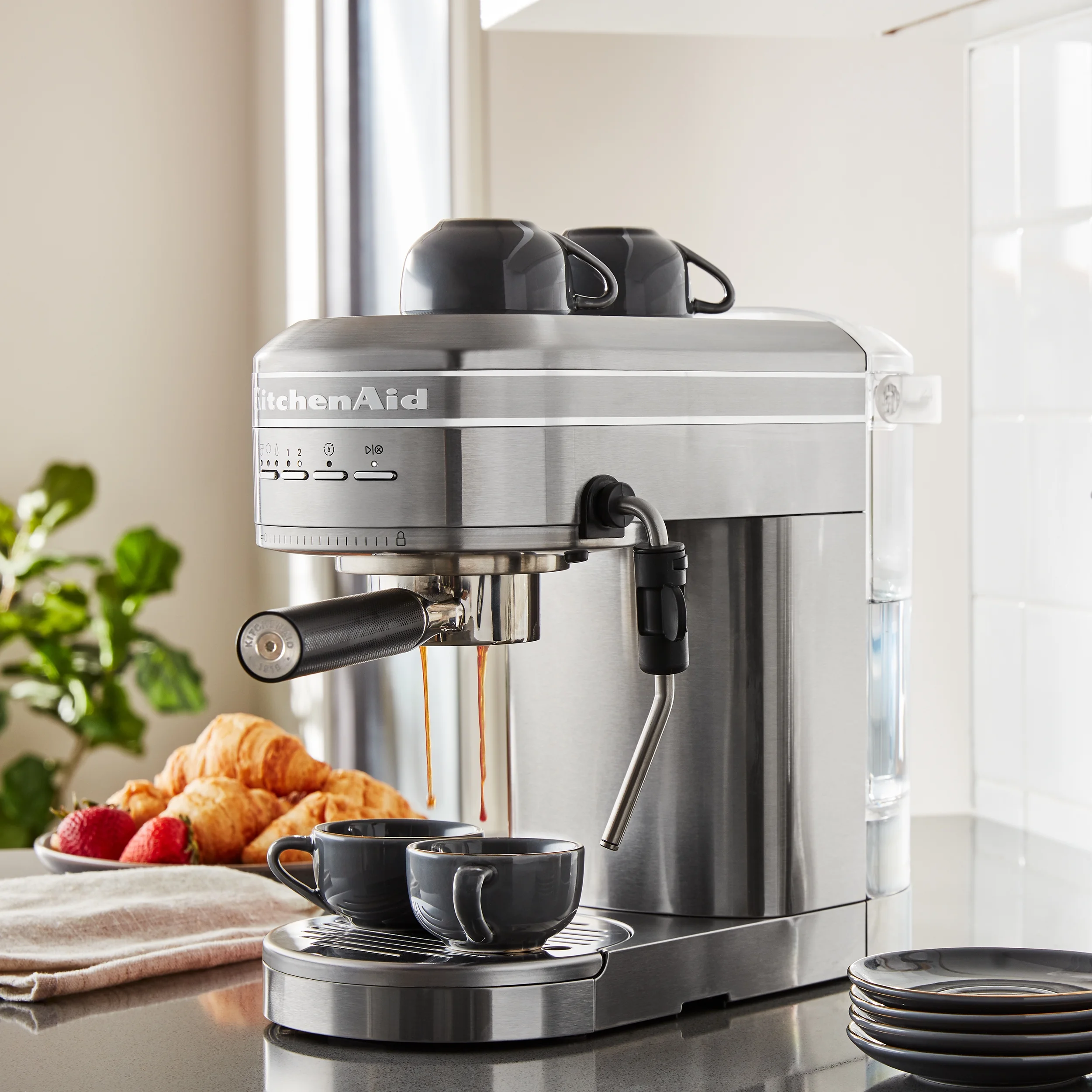 KitchenAid Metal Semi-Automatic Espresso Machine, Empire Red, KES6503 - Image 29