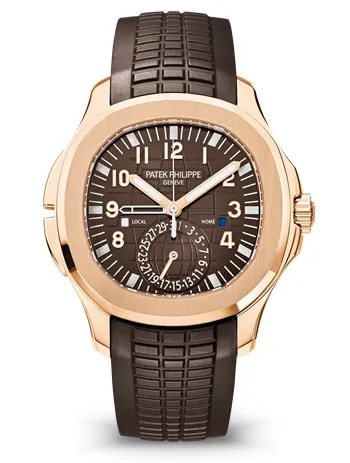 Patek Philippe Aquanaut Travel Time Rose Gold Watch 5164R-001