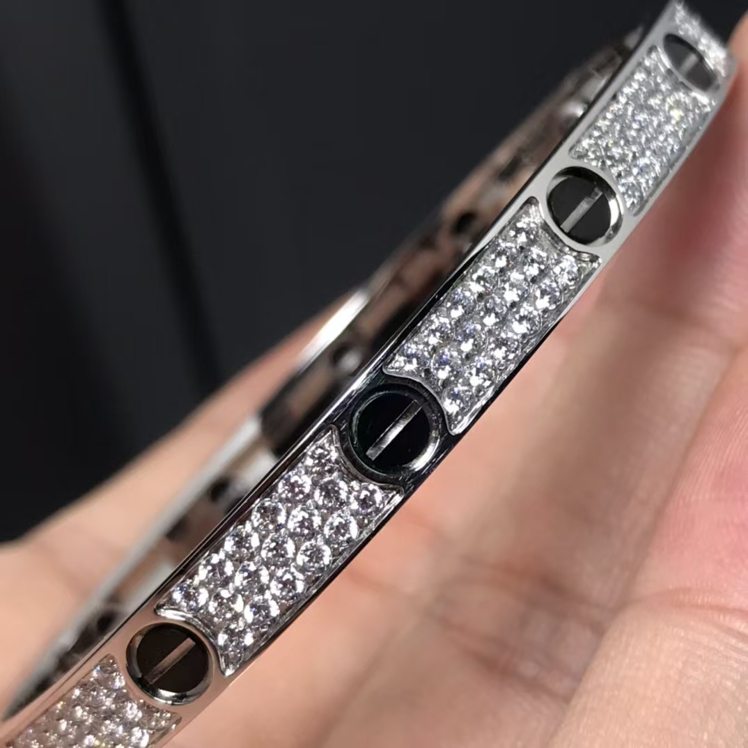 Cartier LOVE Bracelet Bangle - Black Nail - Original Replica Club