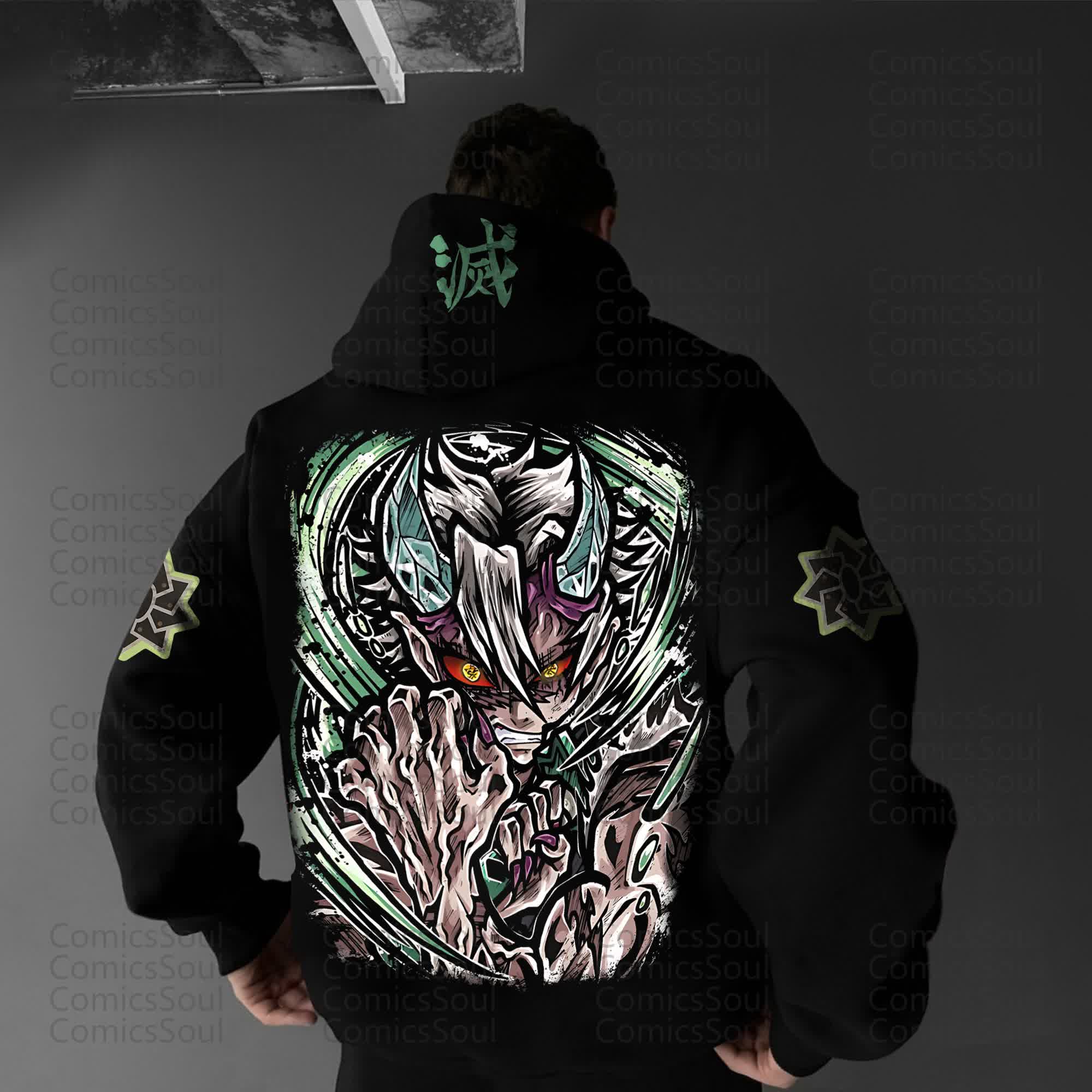 Unisex “Comicssoul” Anime Graphic Streetwear Vintage Hoodie