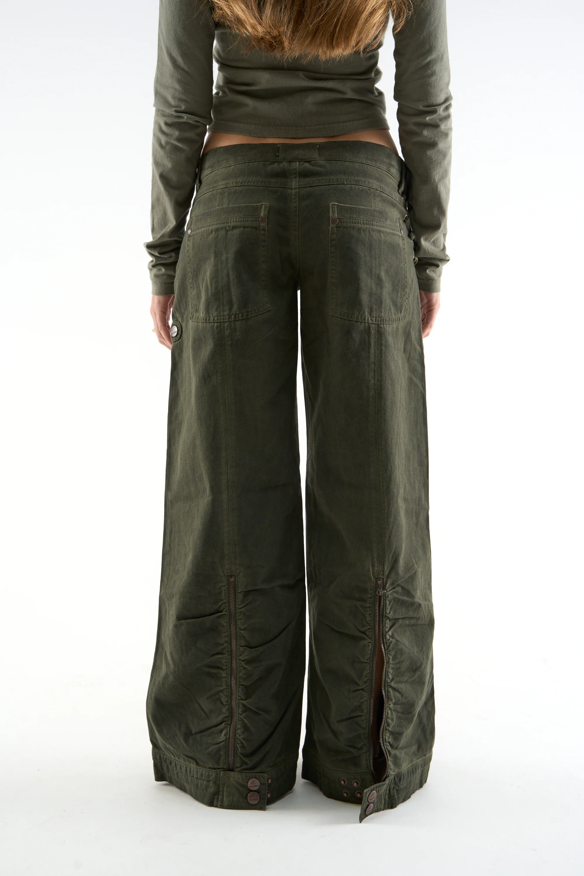 City Dusty Green Pants