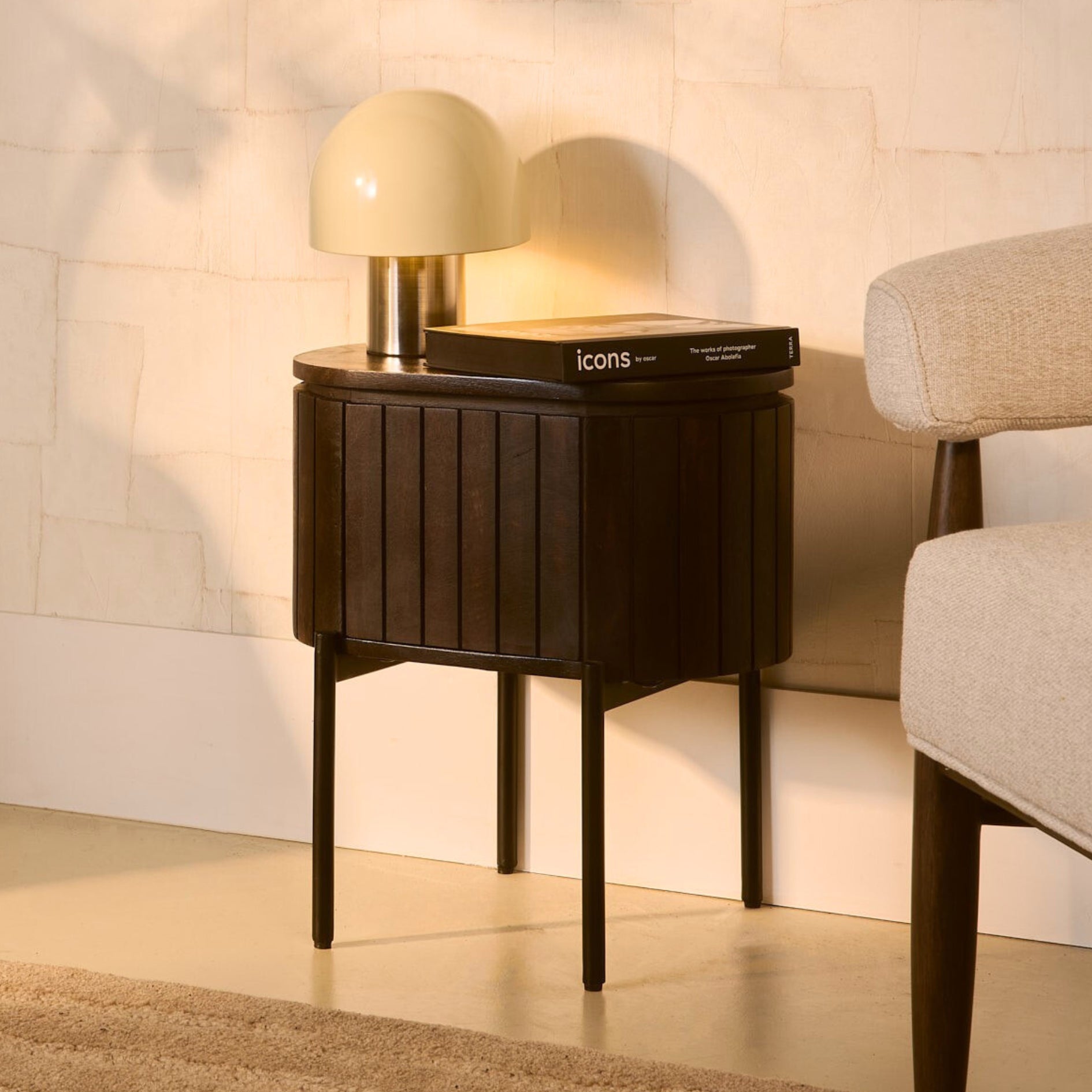 by fonQ Runo Nachtkastje Staand - Donkerbruin