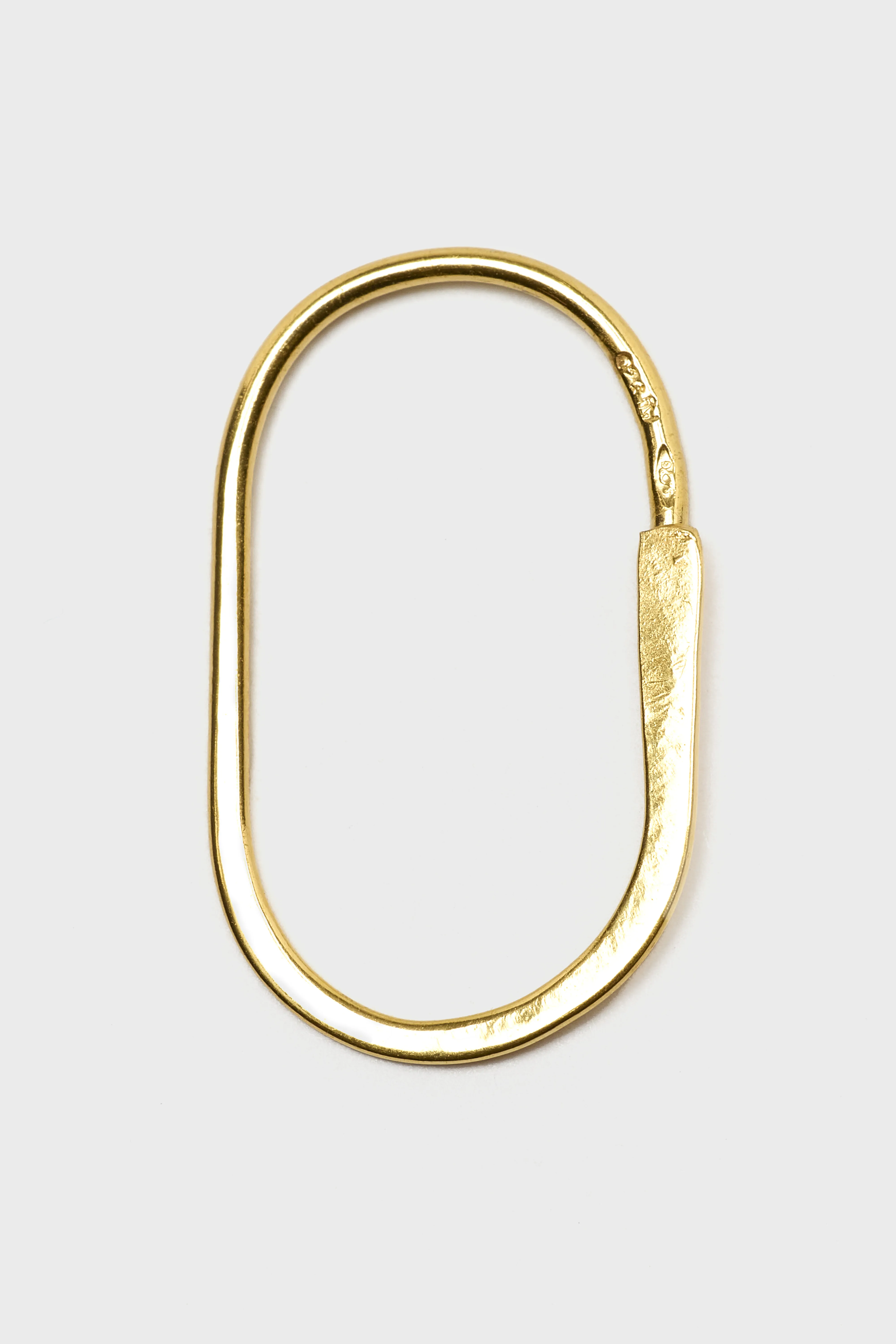 Bellerose Oval Hoop Earrings  (261 / W / GOLD)