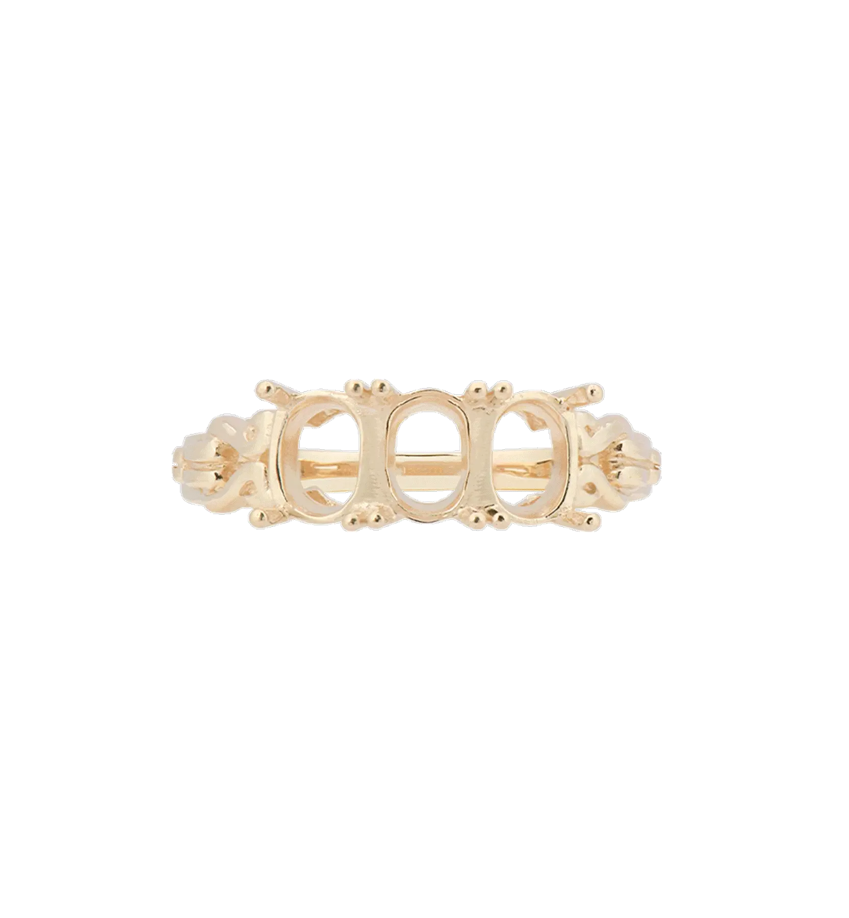 Rose Ring Y/G 14K