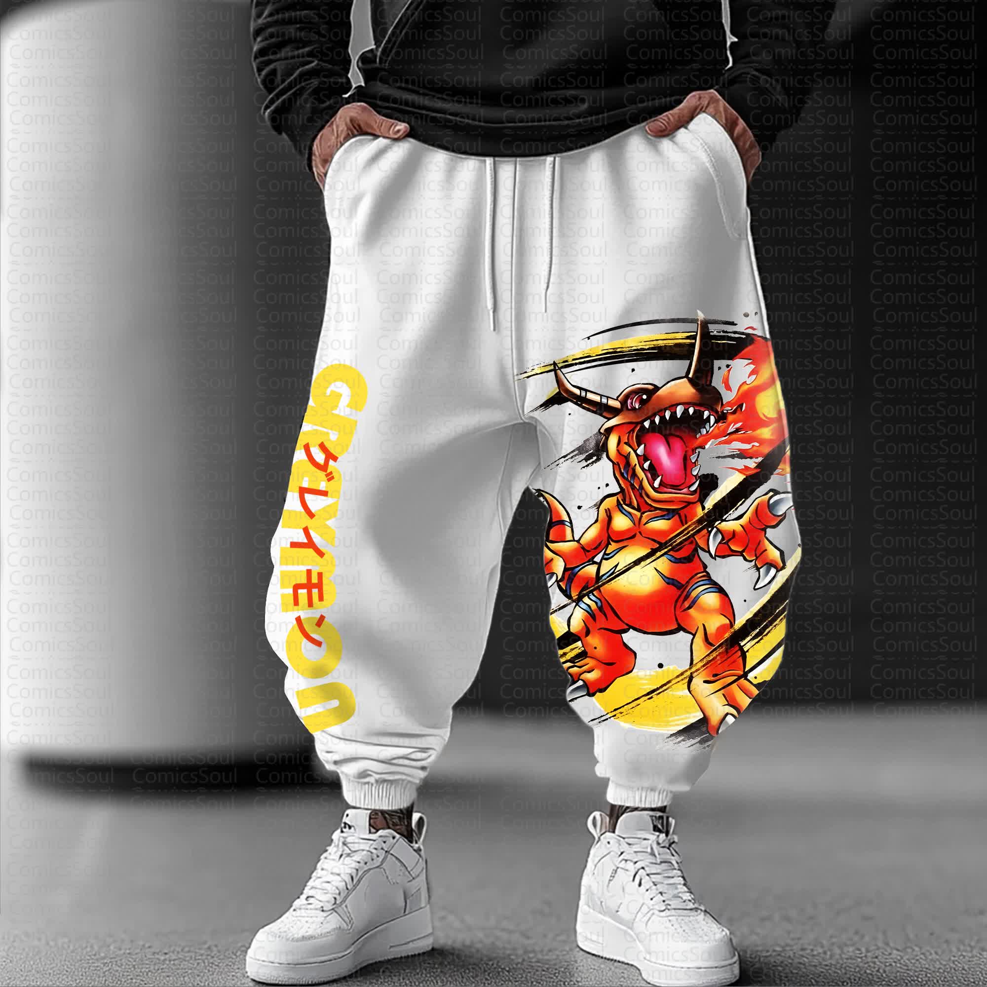 Unisex Anime Inspired Vintage Pants丨Comicssoul