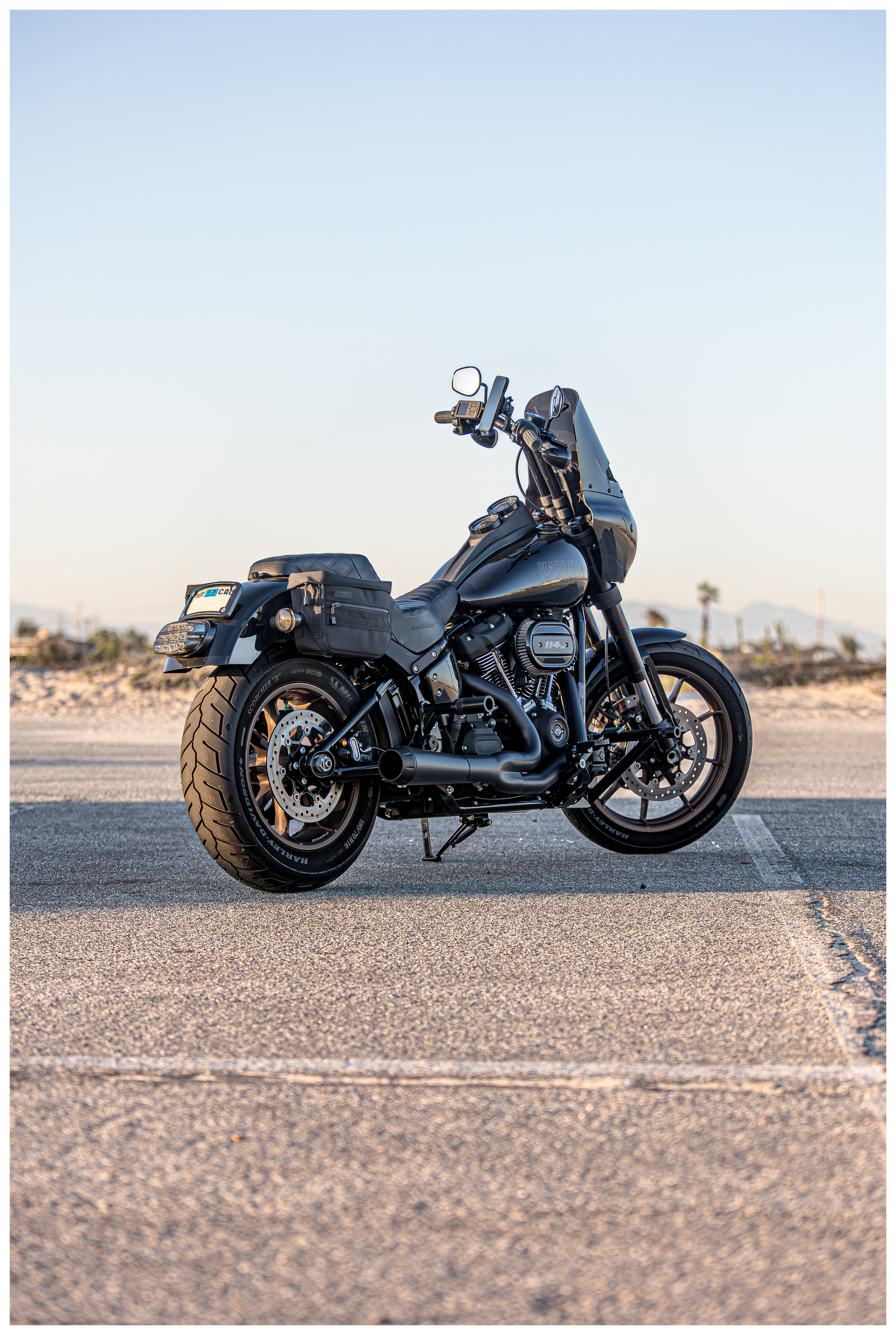 SportsBikeShop Burly Brand Stiletto Shock For Harley Softail 2018-2024