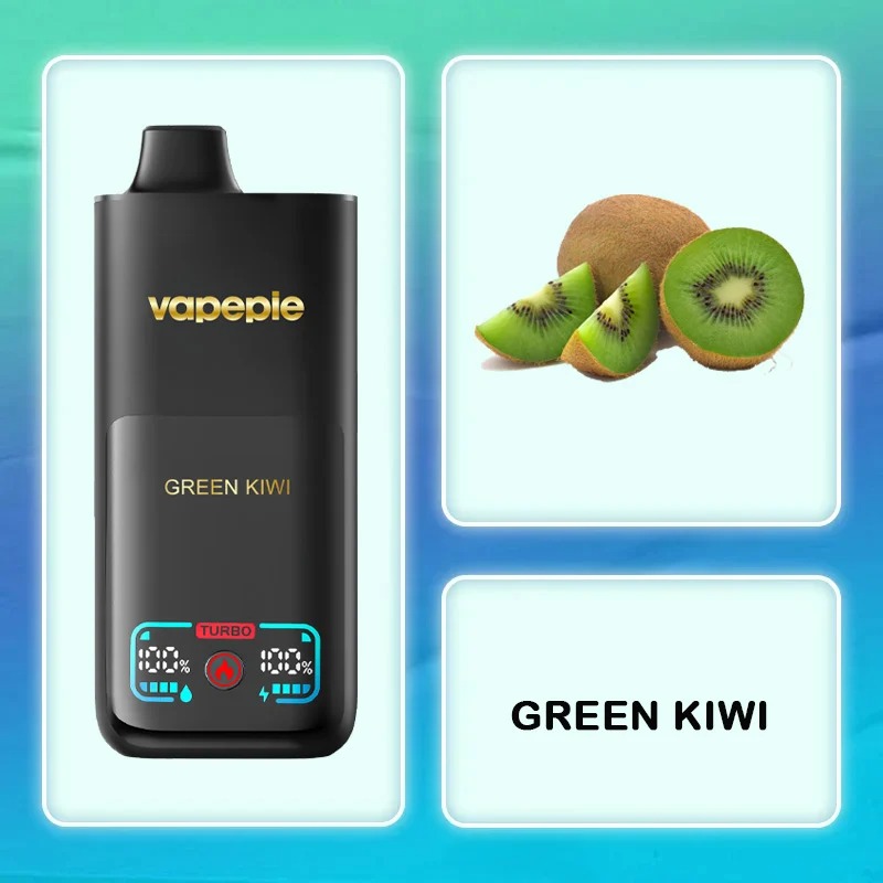 Green Kiwi  VAPEPIE Mega 70.000 Züge