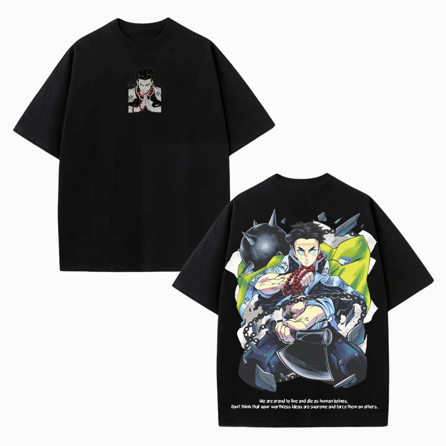 Unisex Anime Inspired Vintage Washed T-Shirt丨Comicssoul