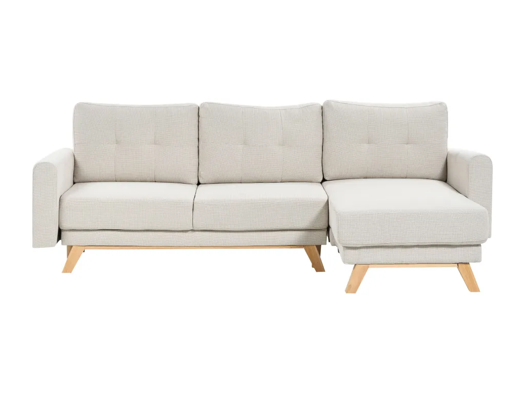 Sofá esquinero Patriciabaezcasa Beige claro Izquierda