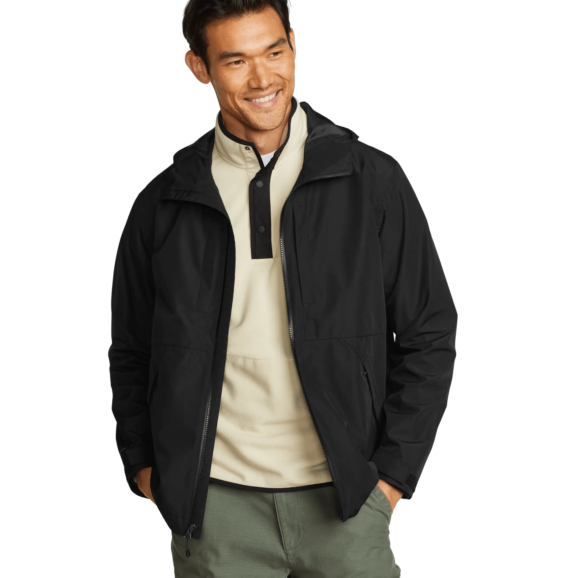 Men's Seaward Waterproof Hooded Rain Jacket - Eddie Bauer Outlet
