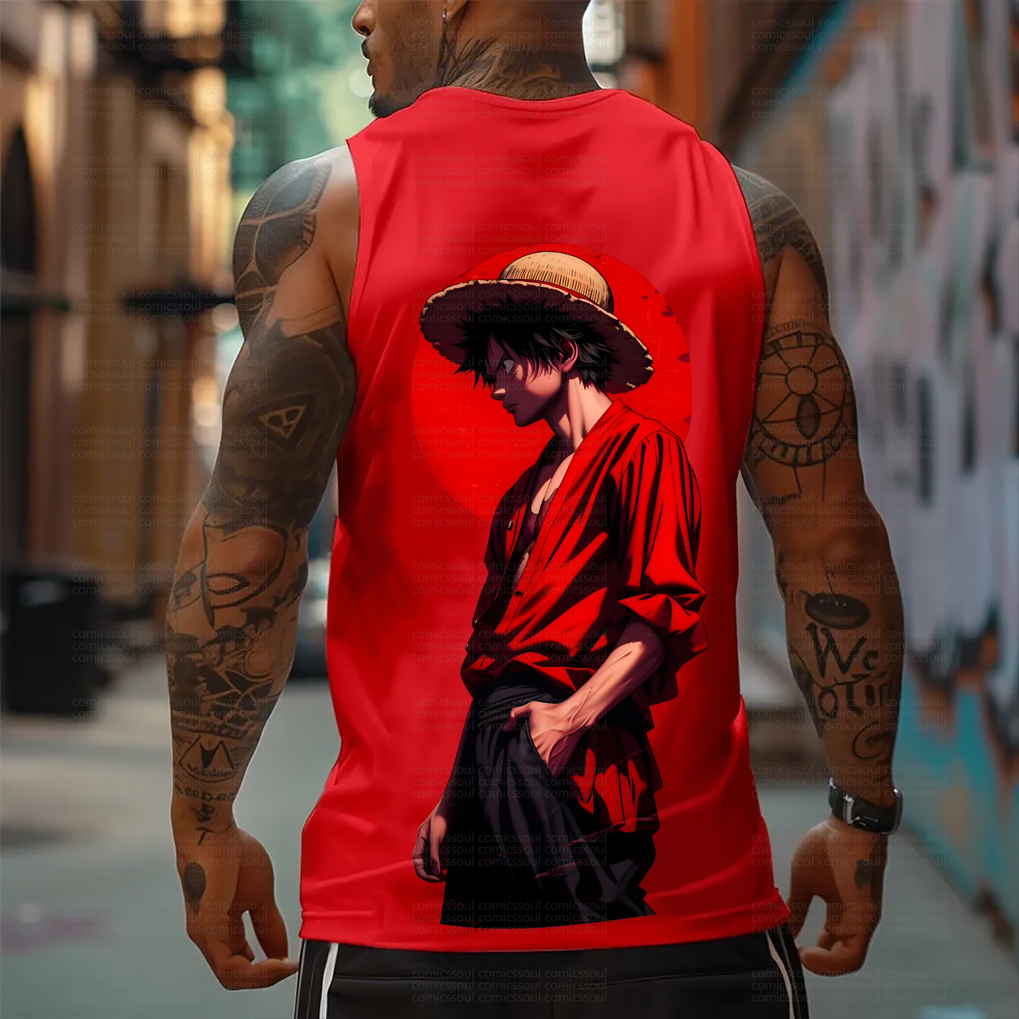 Unisex  “Comicssoul” Casual Anime  Tank Top