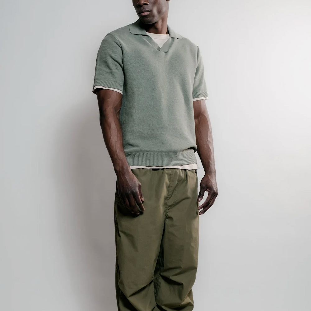 Nitto Knitwear - Polo Agop - Vert Militaire