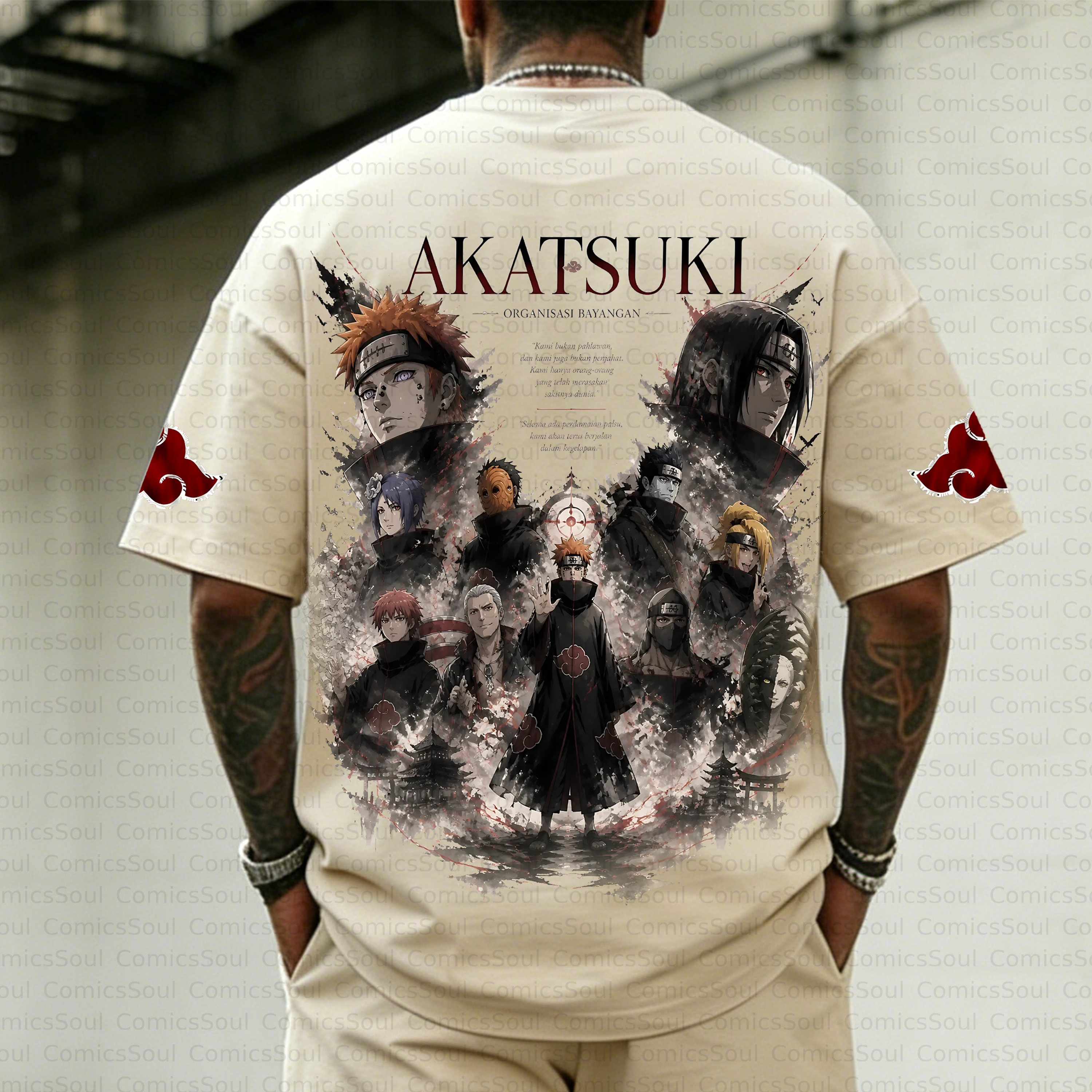 Unisex Anime Inspired Vintage T-Shirt