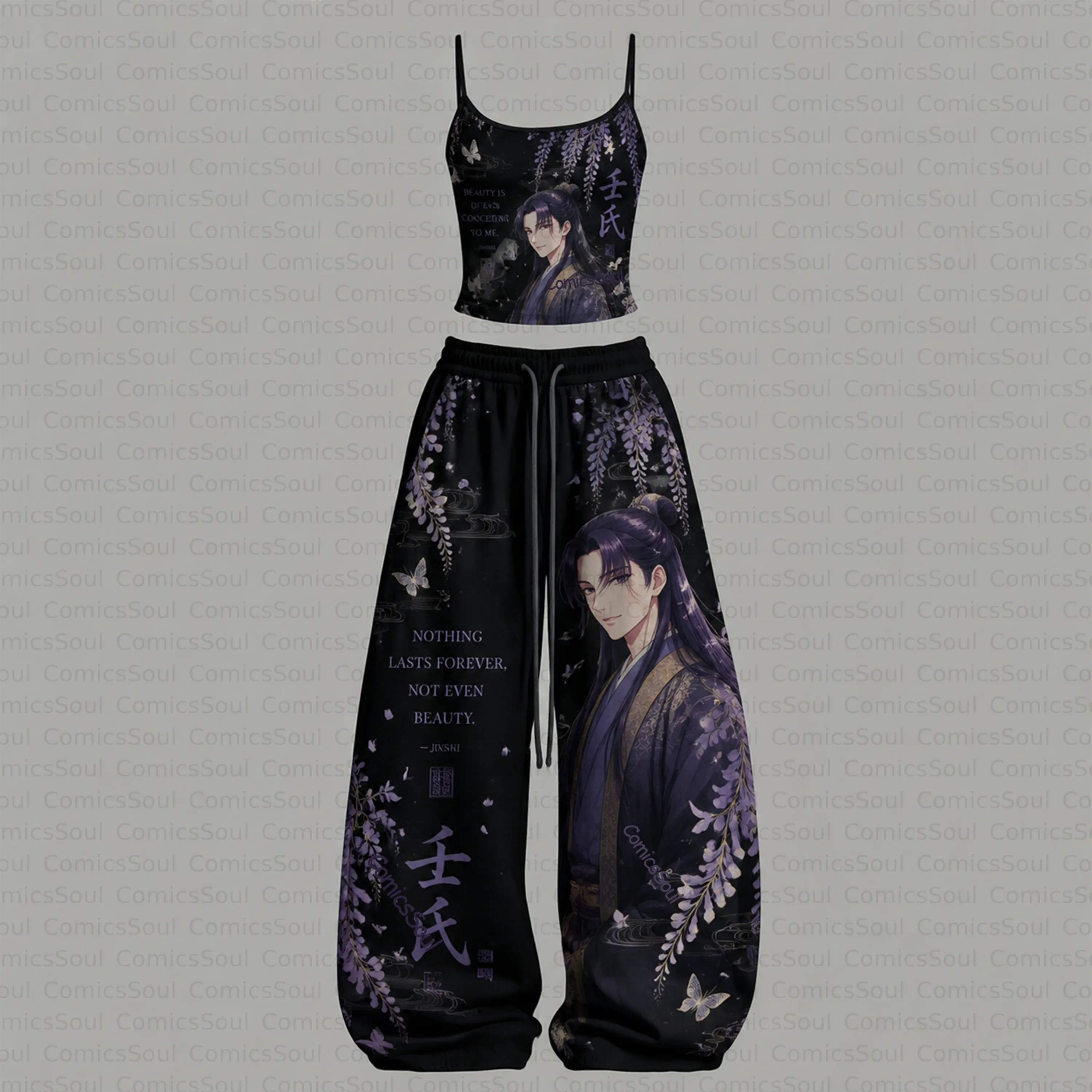 The Apothecary Diaries Top & Elasticated Trousers Two-Piece Set TeeThreads Sustain the Scene with Custom Apparel