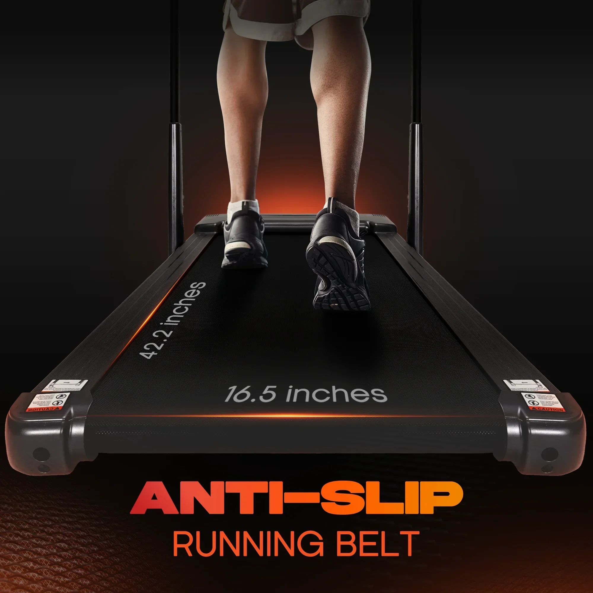 MaxKare 2-in-1 Folding Under Desk Treadmill, 2.5HP, 7.5MPH, 265 lbs Capacity - Image 7 MaxKare 2-in-1 Folding Under Desk Treadmill, 2.5HP, 7.5MPH, 265 lbs Capacity - Image 7