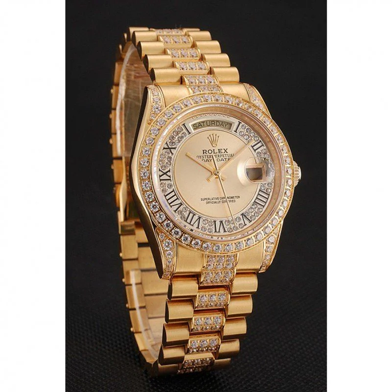 Superclone Rolex Day-Date 37mm Gold Dial 1453954