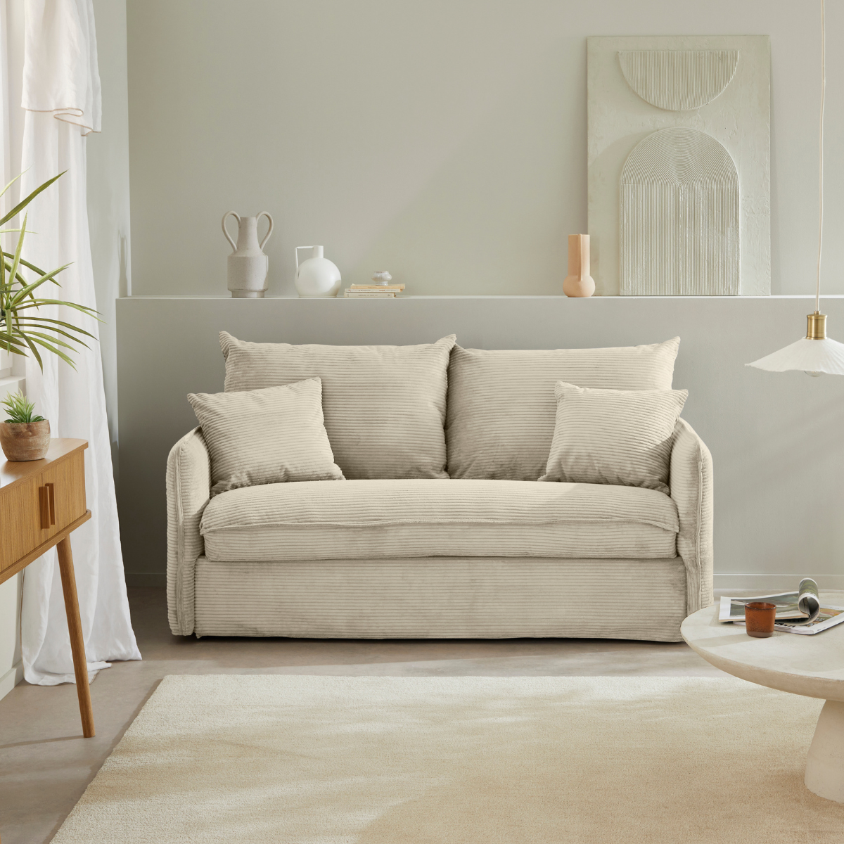 Calicosy - Slaapbank - Stof - 90x185x104 cm