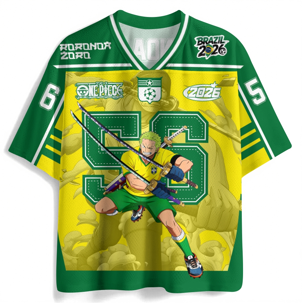 One Piece Anime Football Jersey
