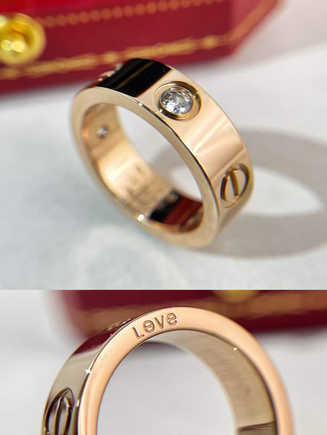 Cartier LOVE LEVE Ring - Original Replica Club