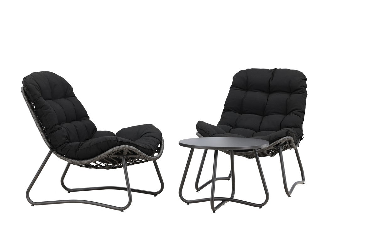 Rebellenclub Volta Loungeset - Antraciet