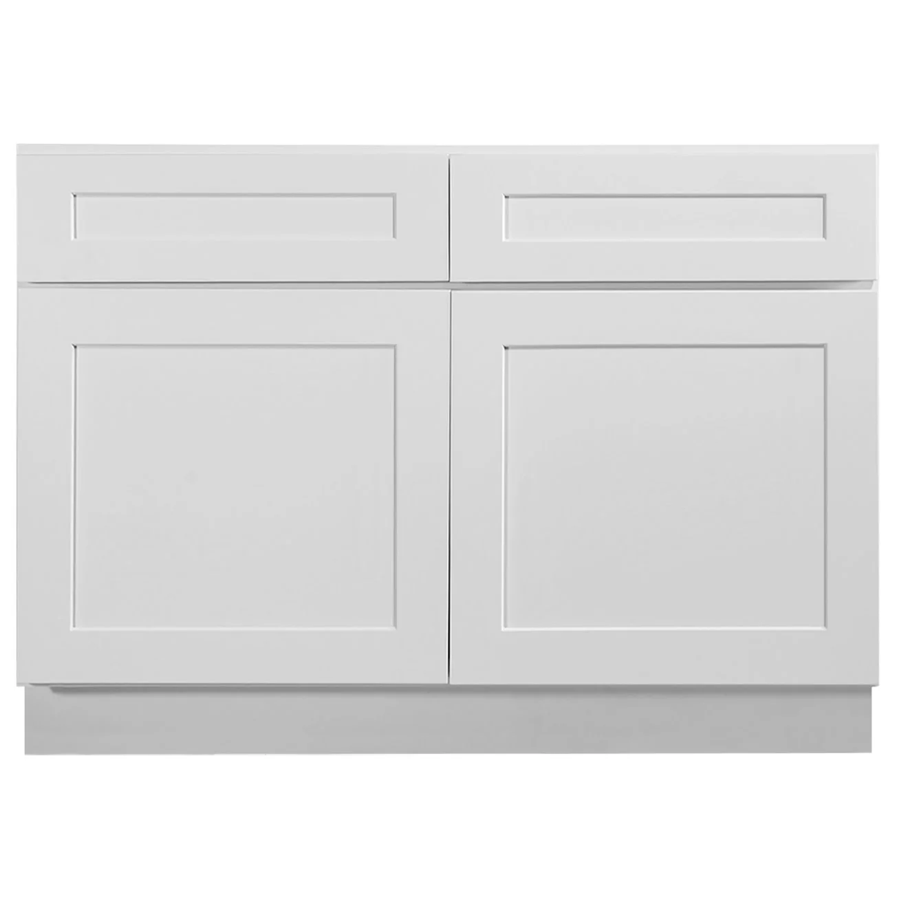 Design House Brookings Ready to Assemble Wood Shaker 2-Door and 2-Drawer Kitchen Base Cabinet (48 x 34.5 x 24), Sherwin Williams? White - Image 15