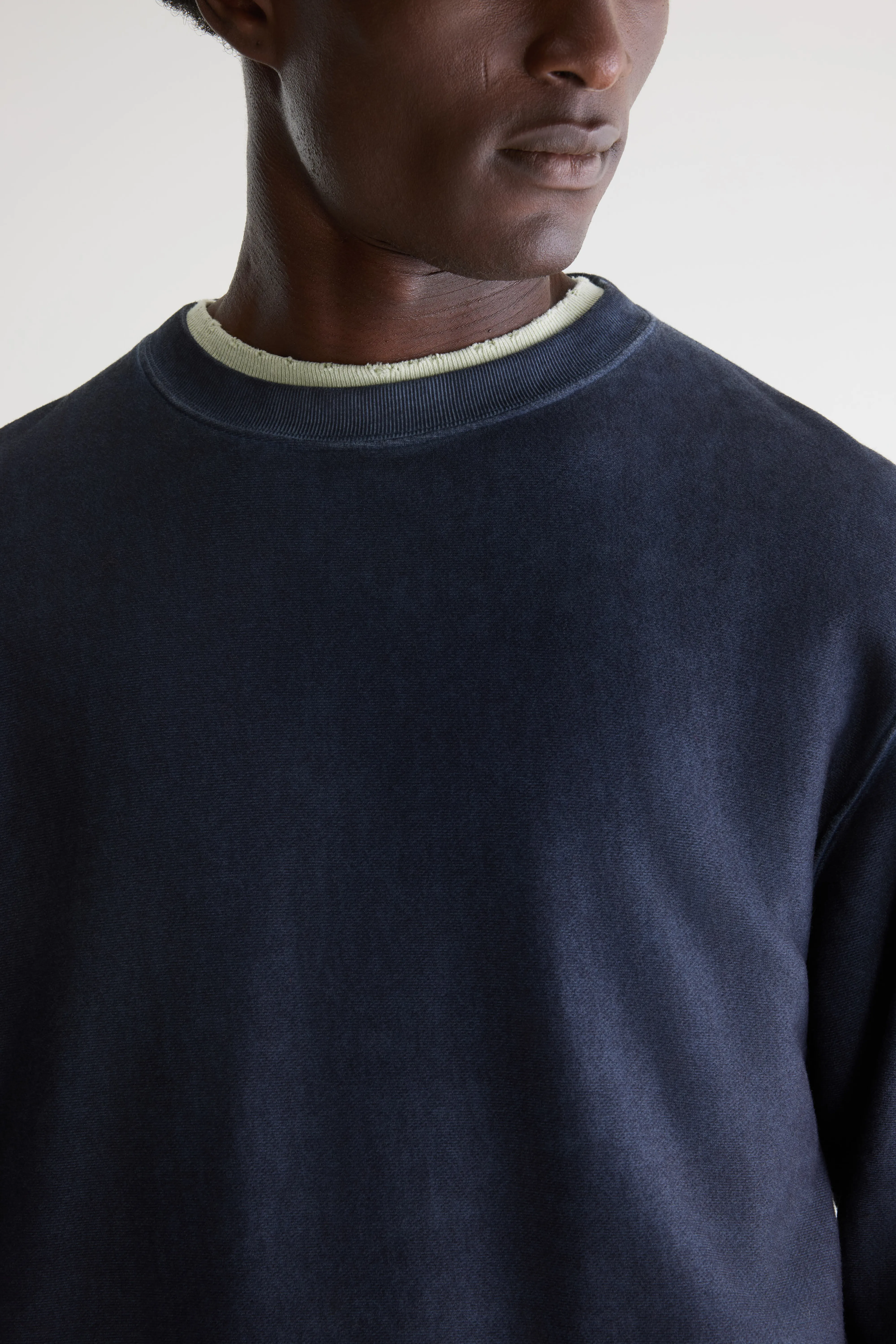Bellerose Flake crewneck sweatshirt (261 / M / DARK NAVY)
