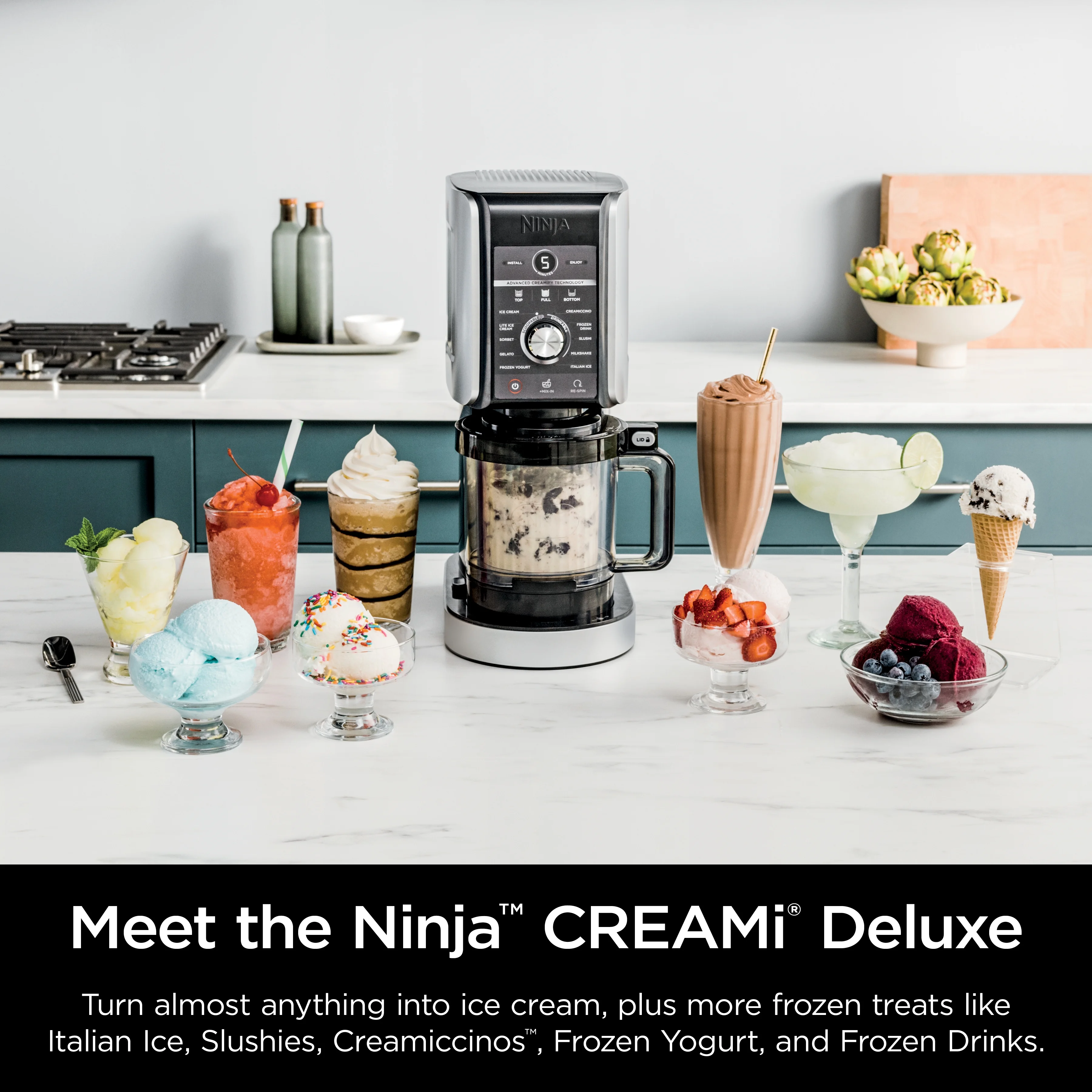 Ninja CREAMi Deluxe 11-in-1 Ice Cream and Frozen Treat Maker, NC501 - Image 4