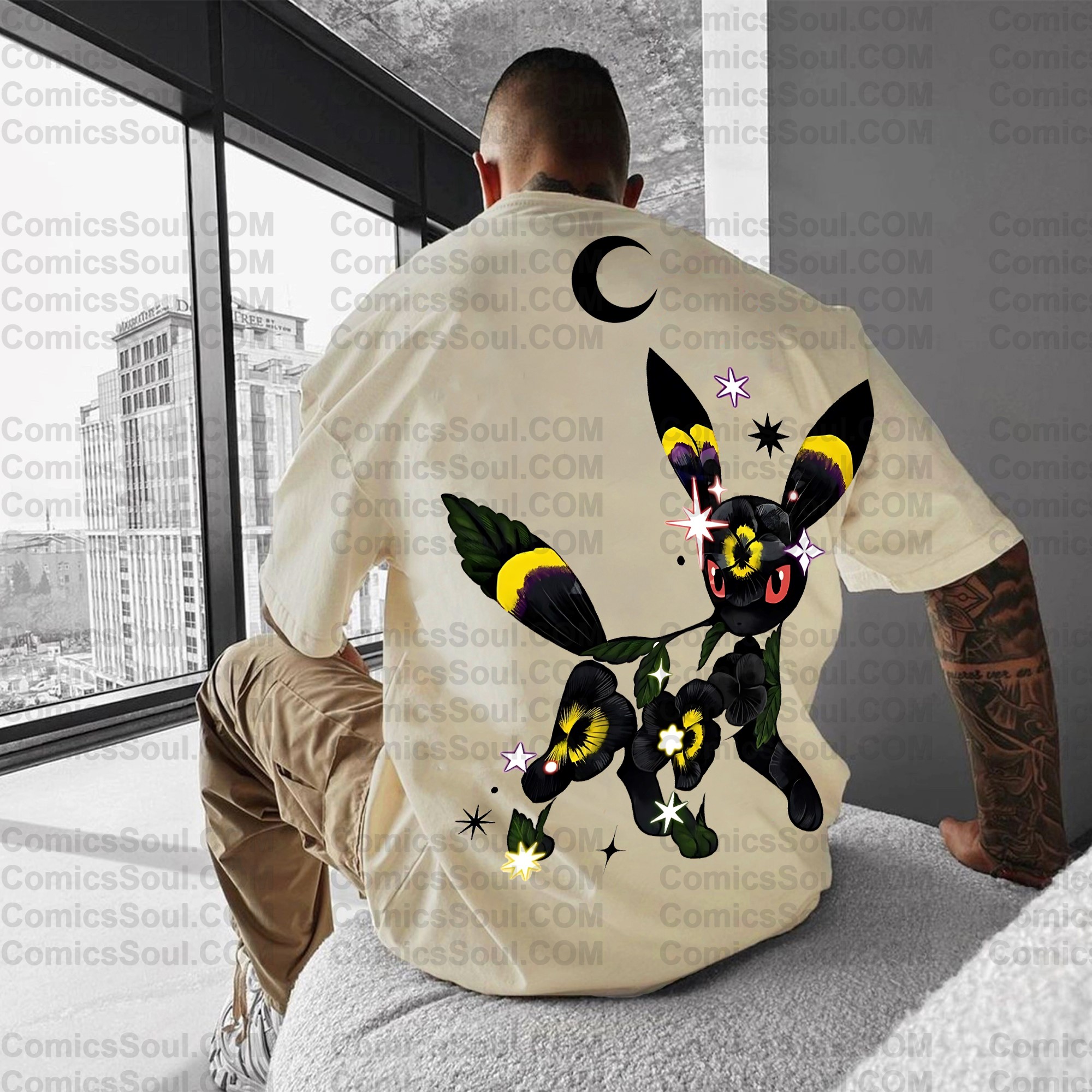 (Pokemon)Unisex Anime Inspired Vintage T-Shirt