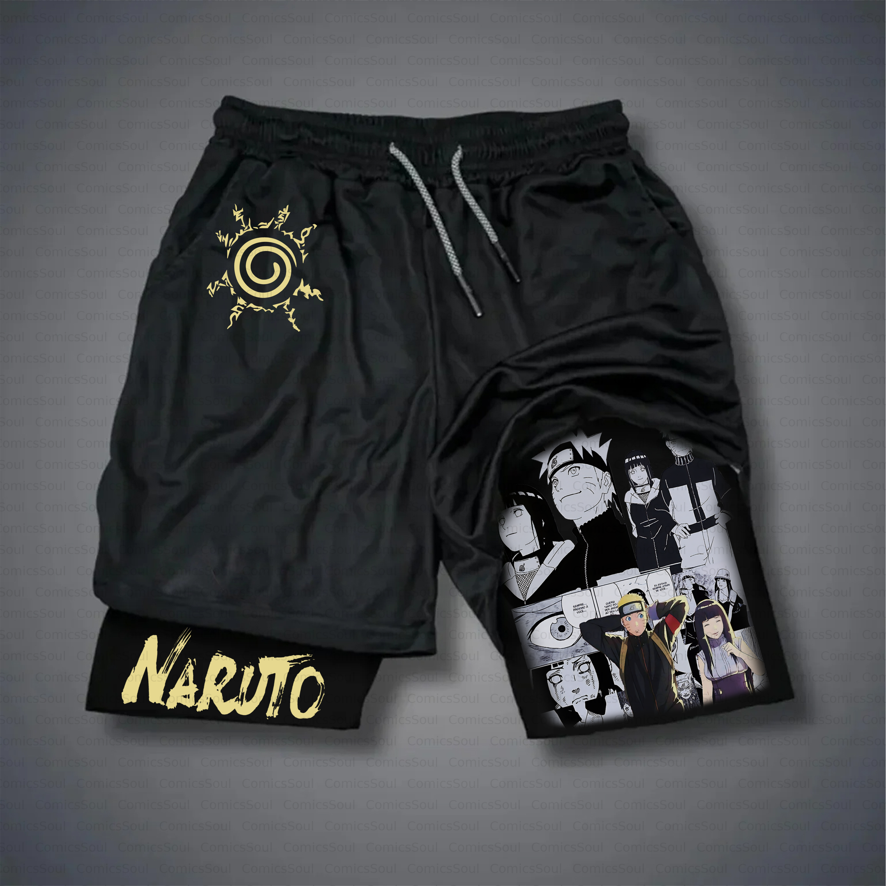 Unisex Casual Anime Style Shorts