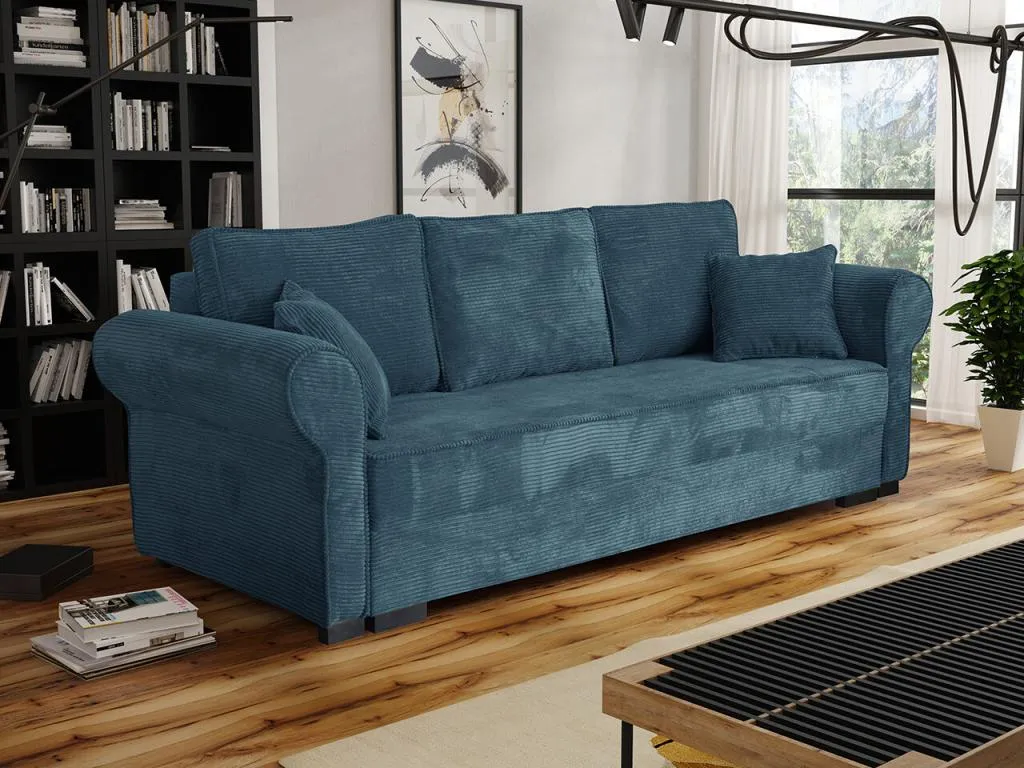 Sofá cama Nidovia con caja de ropa de cama 92x234x92 cm. rqo1708245