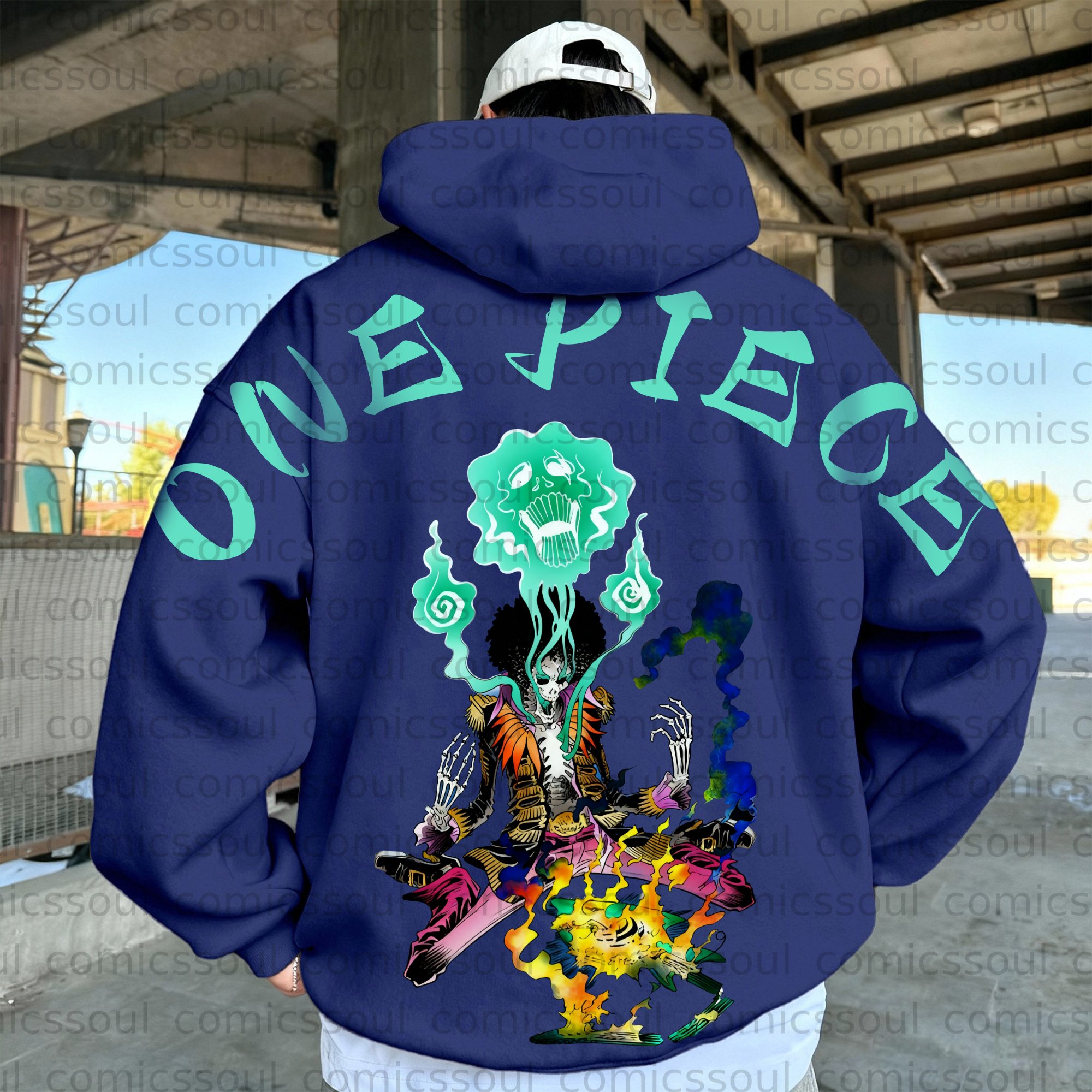 Unisex Anime Graphic Streetwear Wintage Plush Hoodie